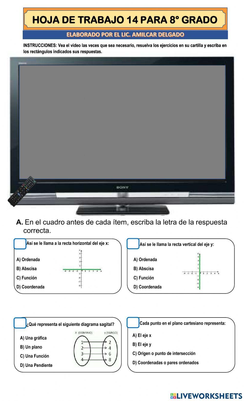 Gráfica de una función lineal