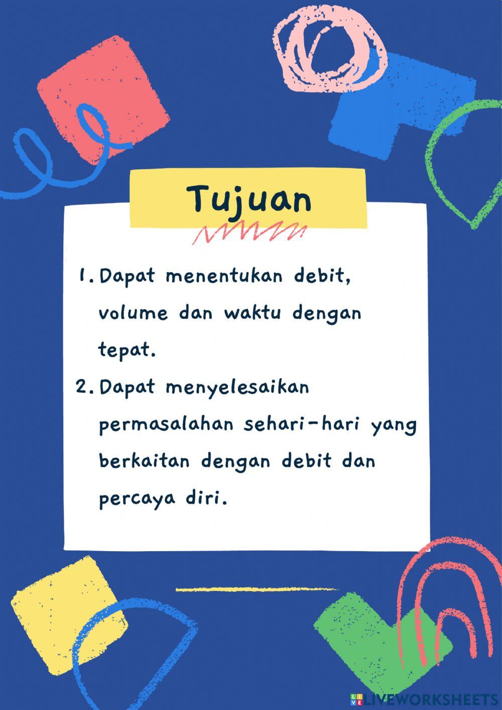 Lkpd interaktif soal latihan debit