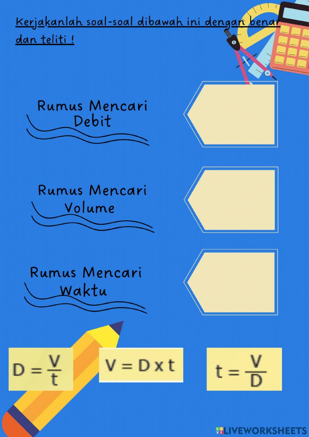 Lkpd interaktif soal latihan debit
