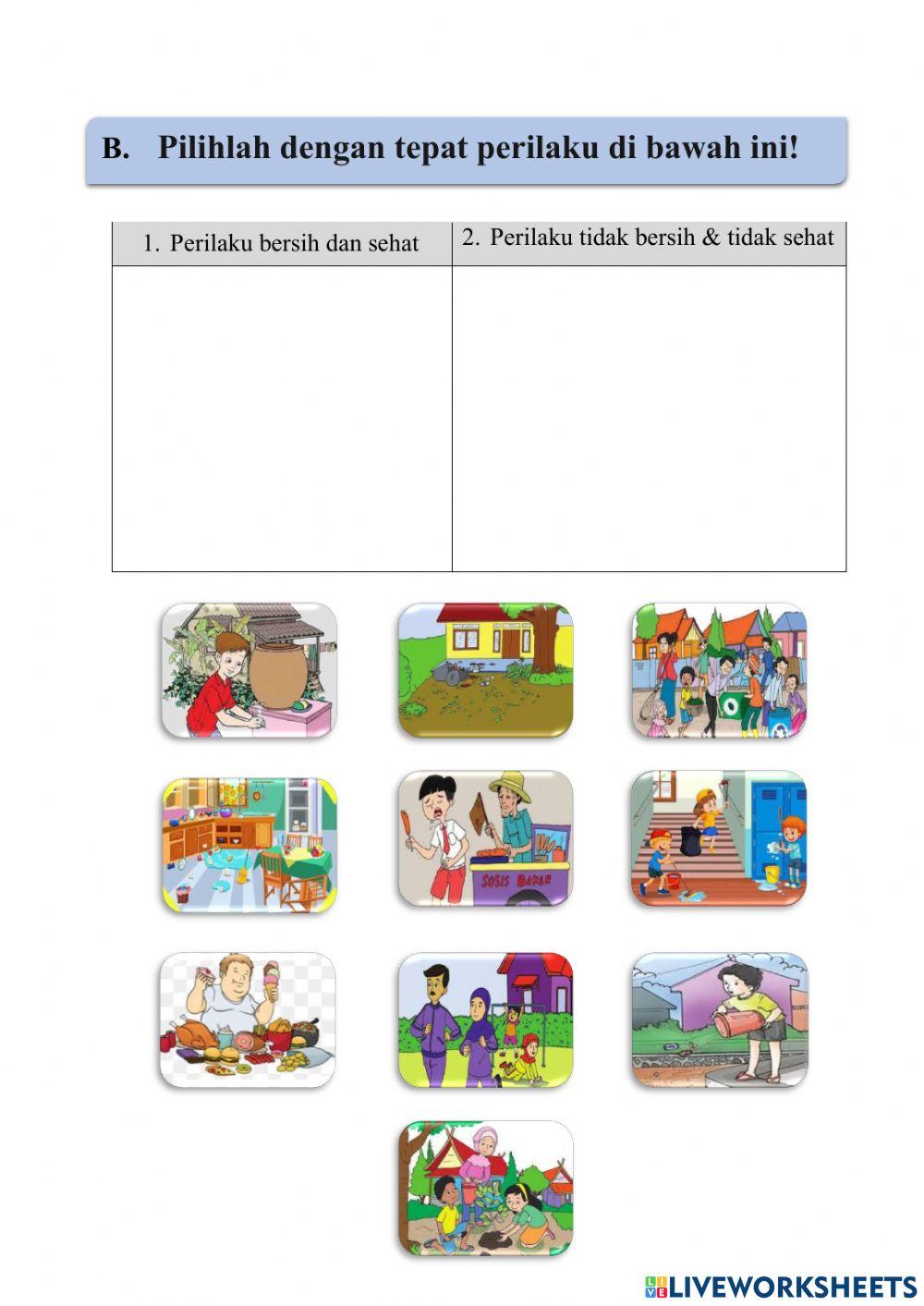 LKPD PAI Kelas 2 Perilaku Hidup Bersih dan Sehat