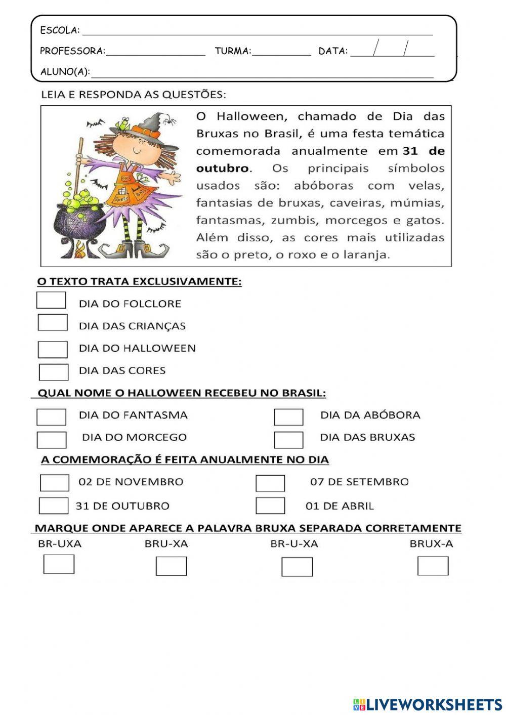 Leitura e interpretação de texto