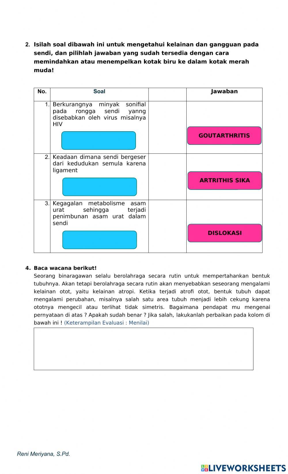 LKPD Kelainan dan Teknologi Sistem Gerak