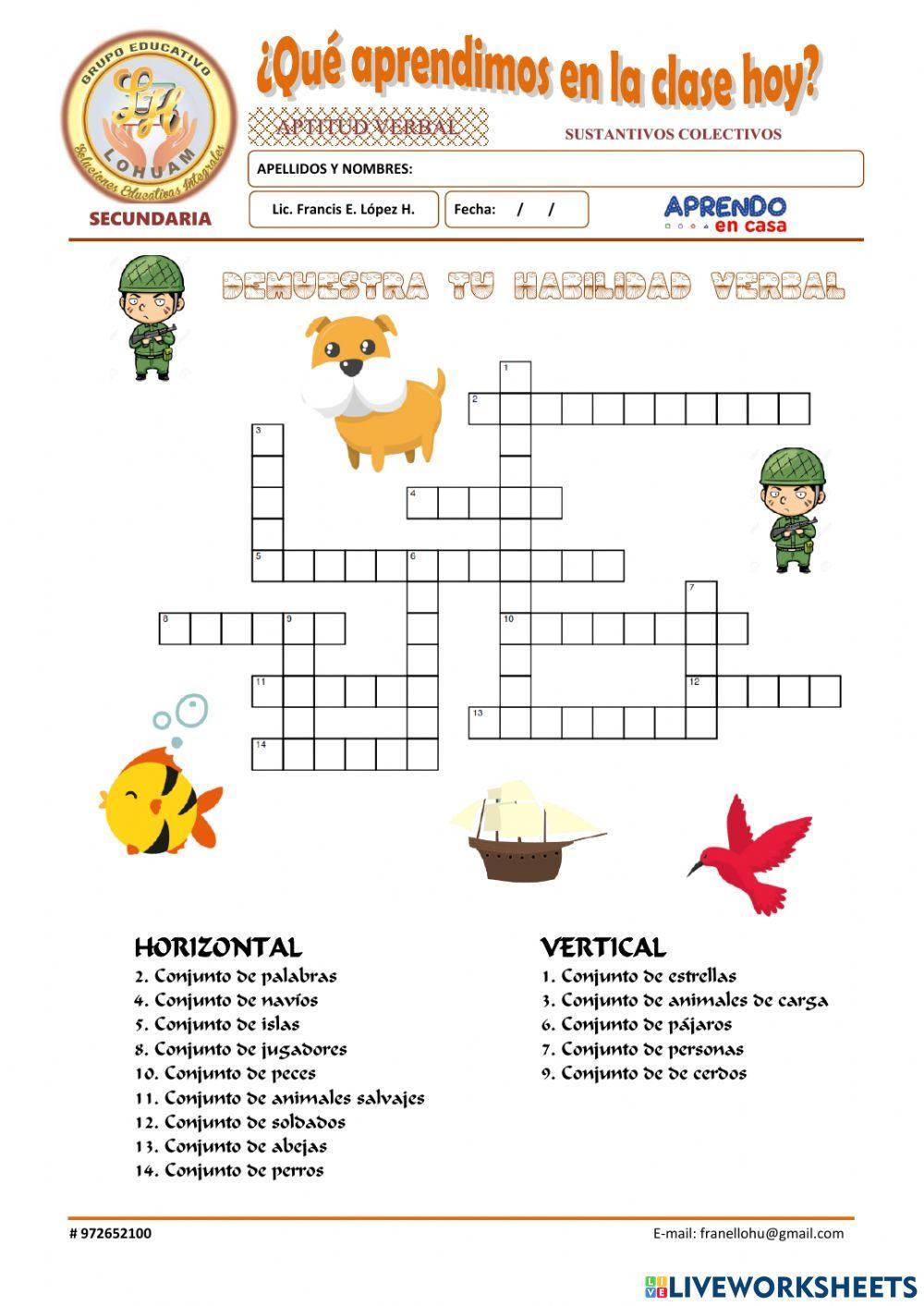 Sustantivos Colectivos