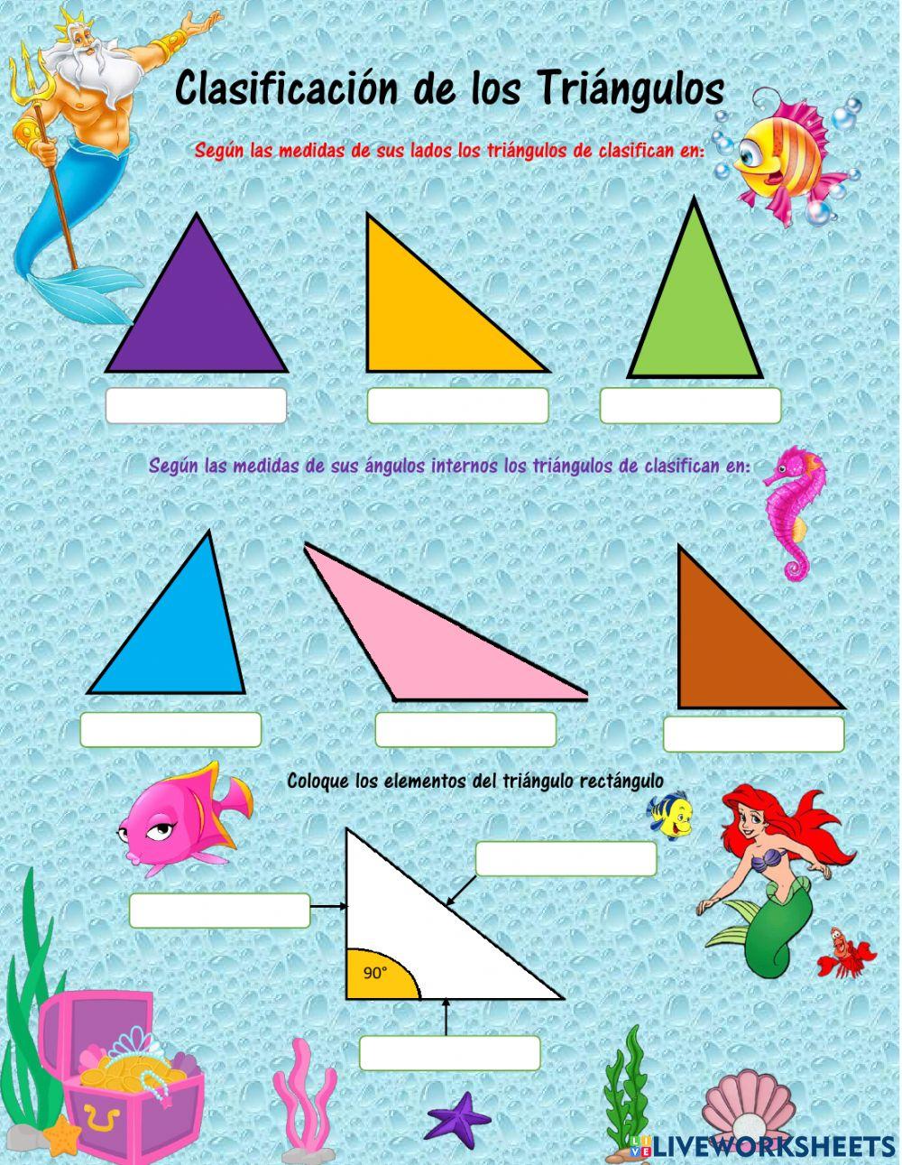 Clasificación de los triángulos