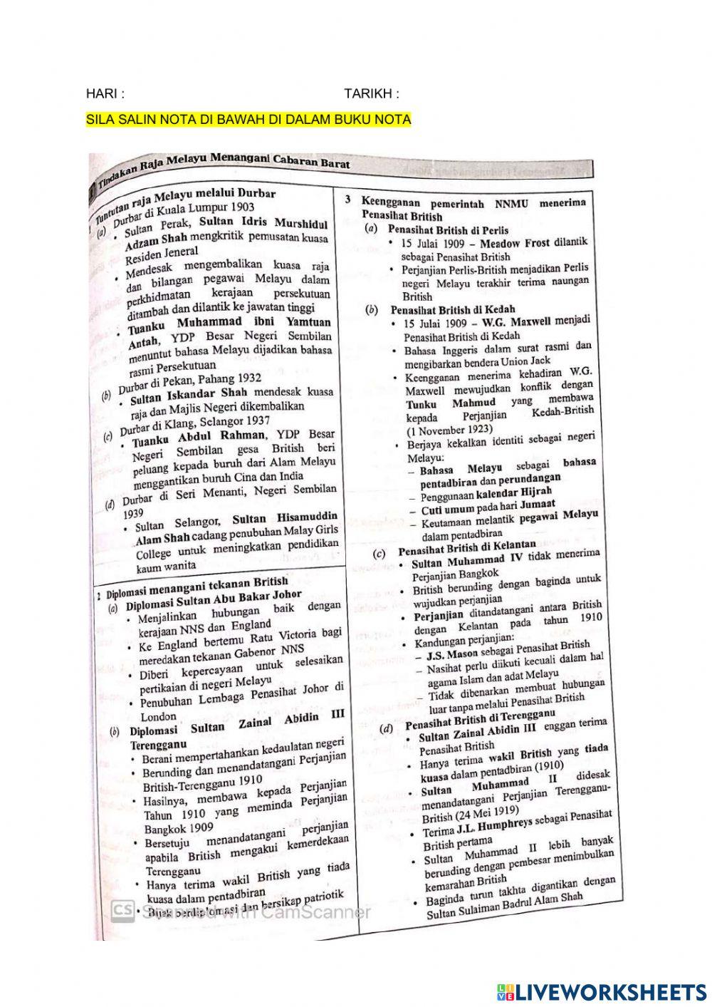Bab 6 : Ancaman Komunis dan Pengisytiharan Darurat