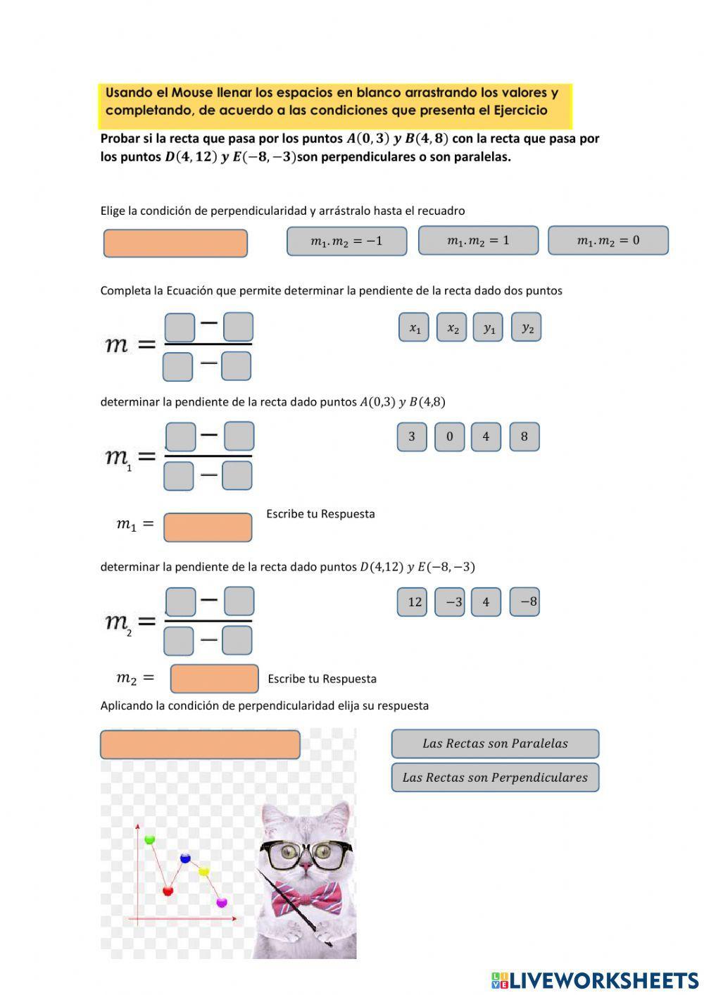 Pendiente de una Recta