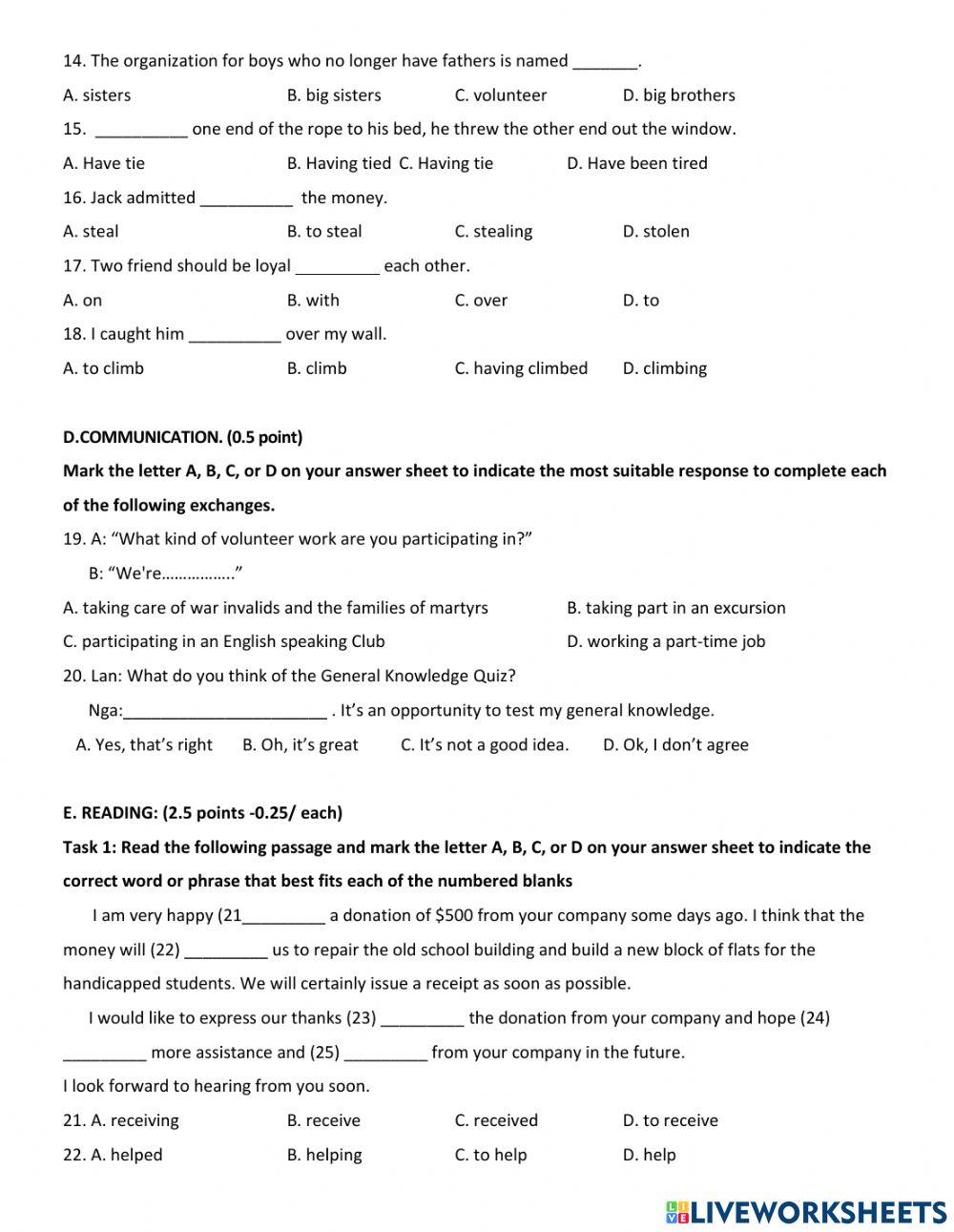 REVISION for 1st mid - No1
