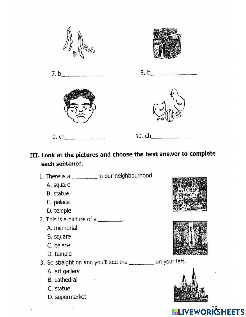 Unit 4: My Neighbourhood