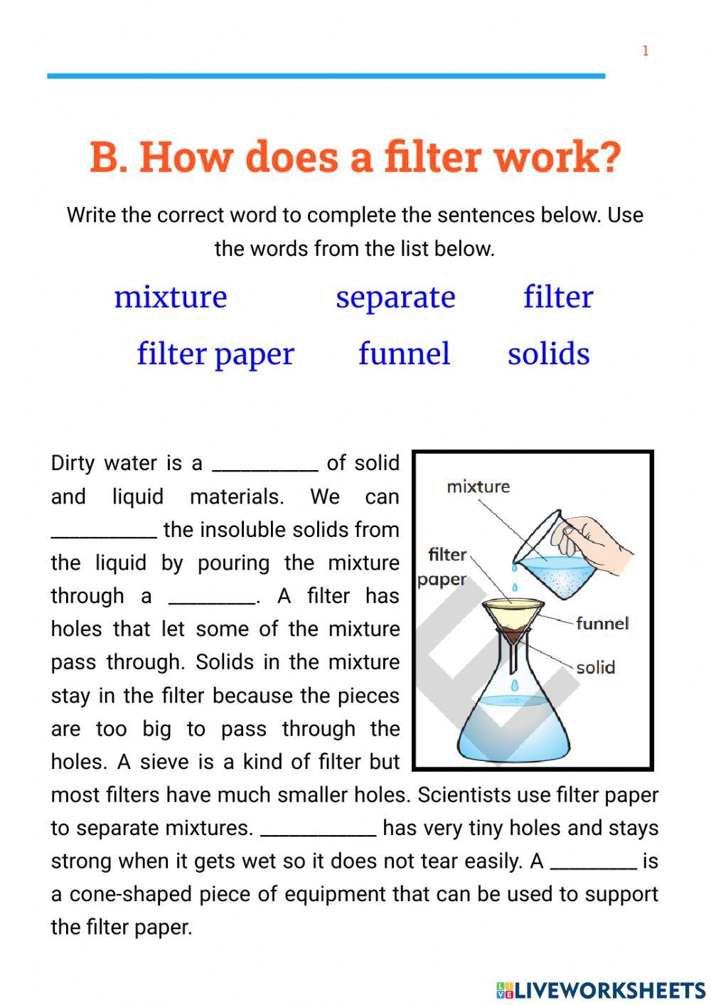 Filtering