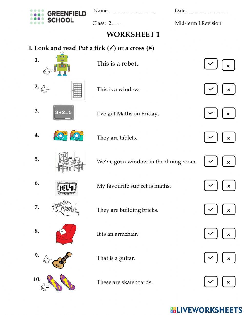 Look 2 - Midterm 1 - Reading WS 1