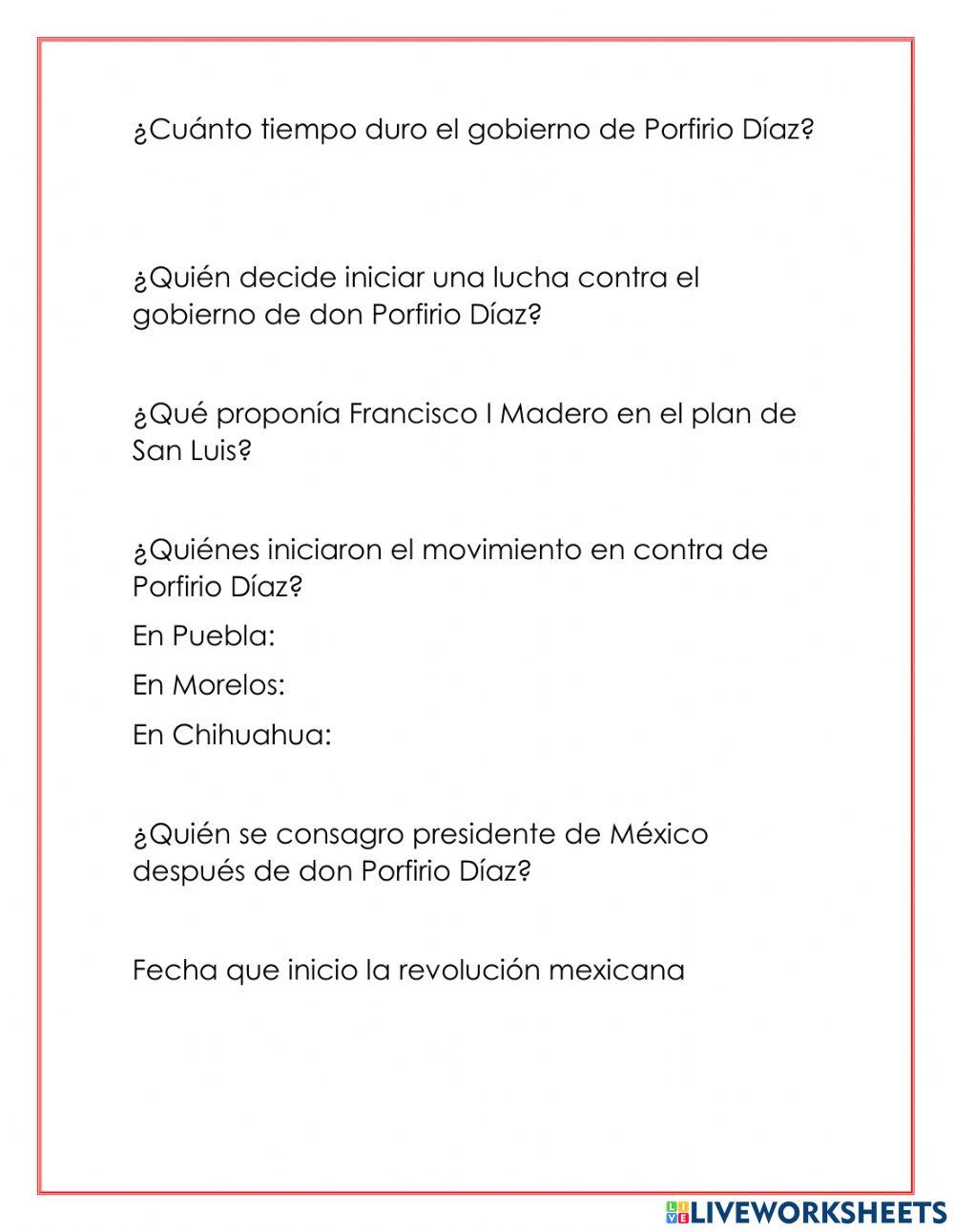 La Revolución Mexicana