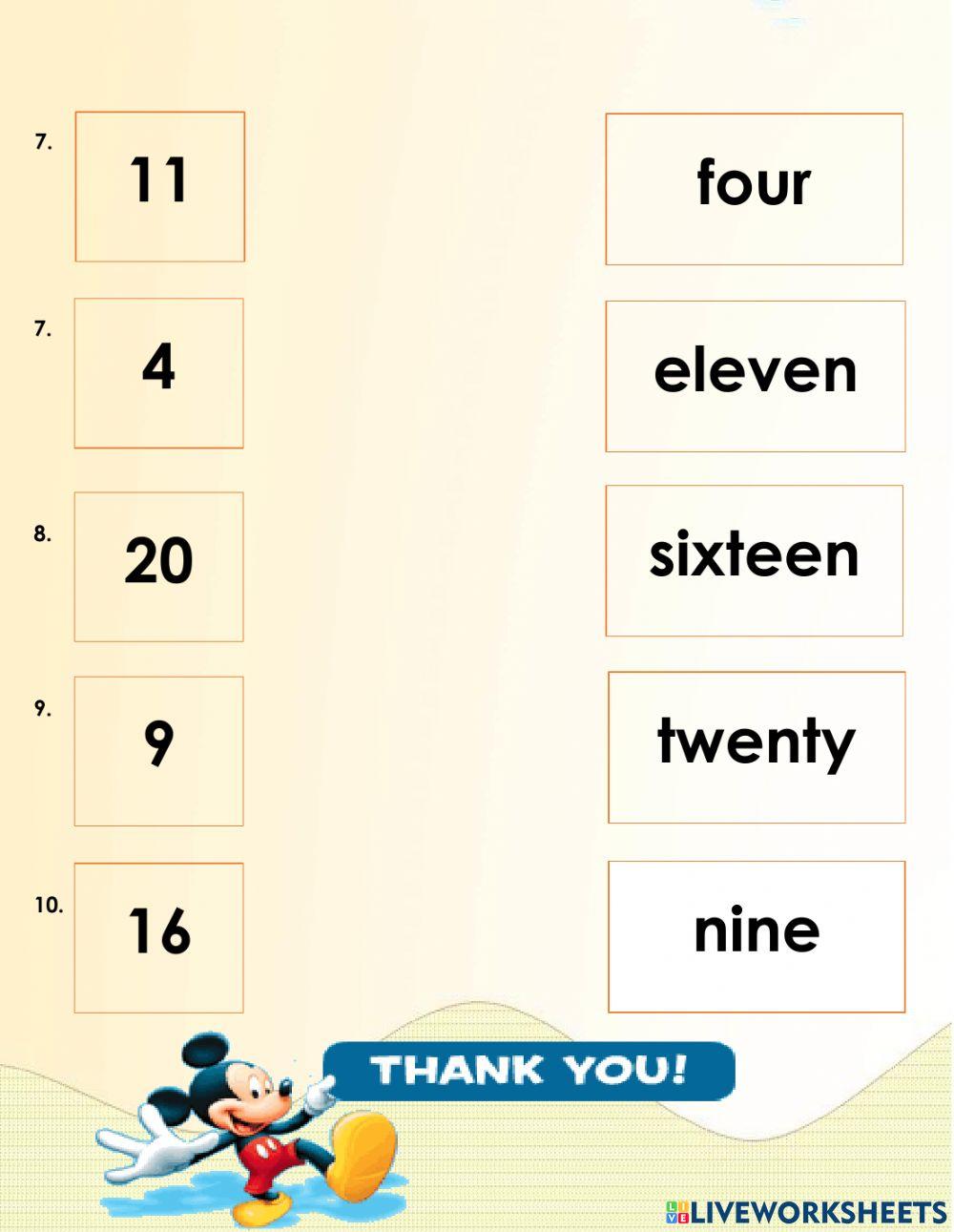 Number Words