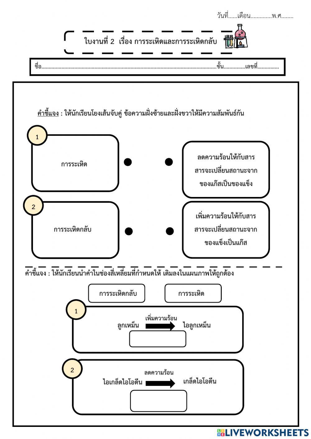 2 การระเหิด