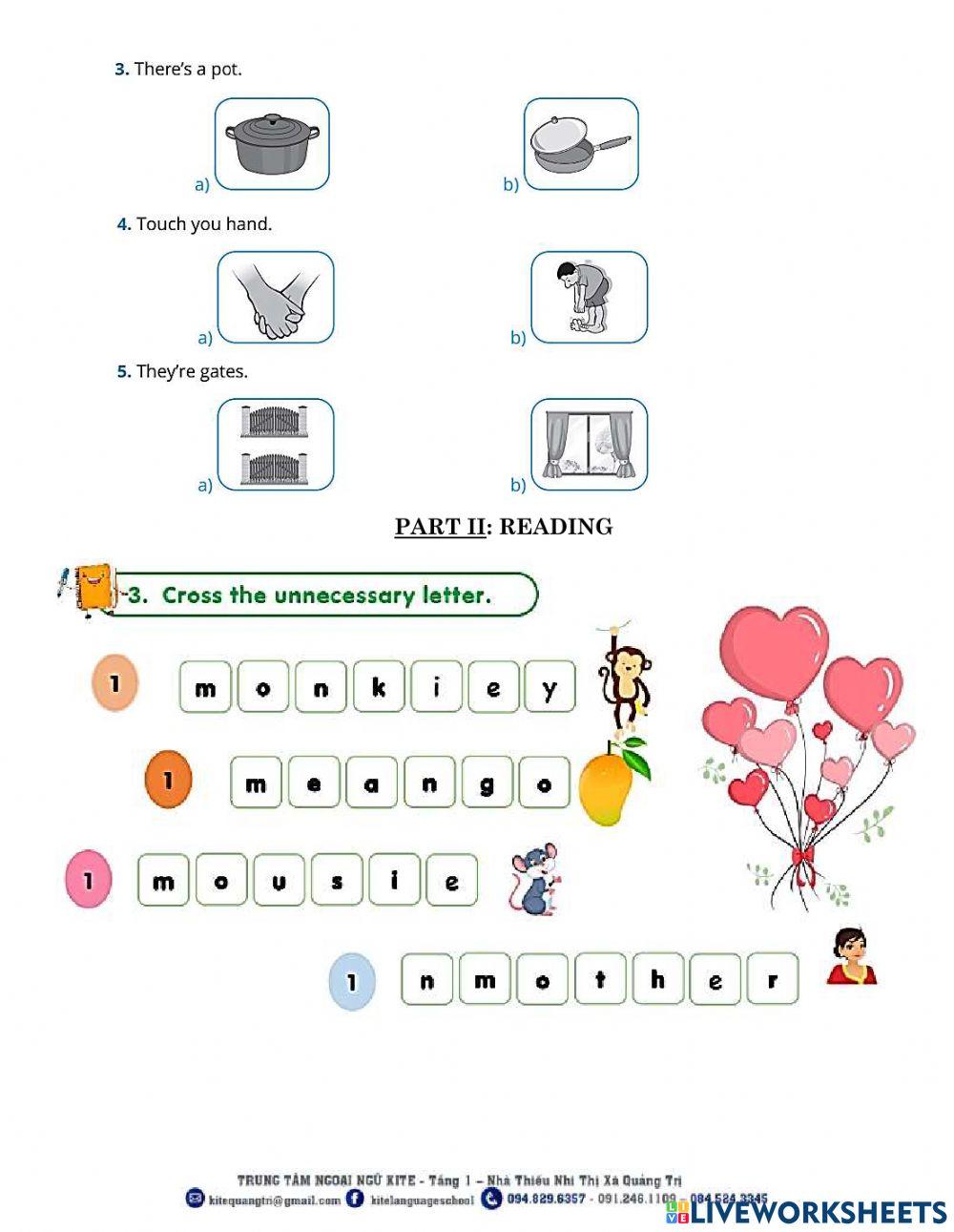 October test-Grade 1