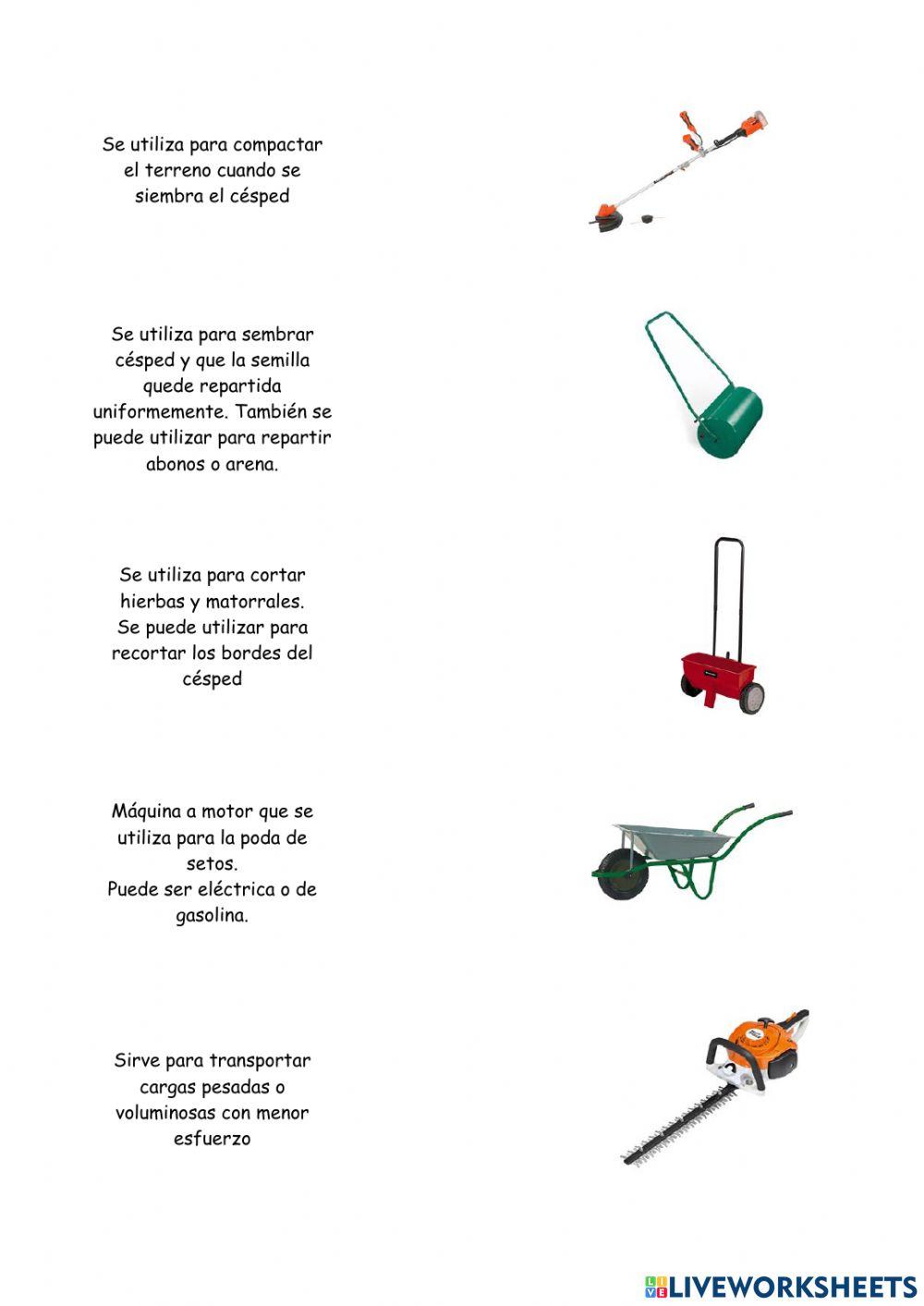 Herramientas de jardineria