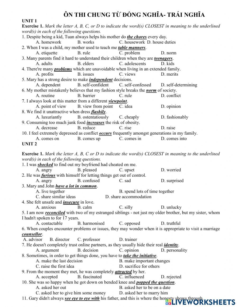 Gr11-the first mid-term test 2