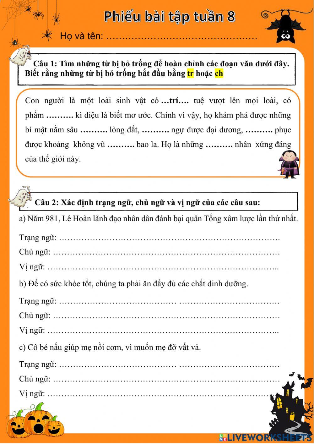 Vui tv cuối tuần 8