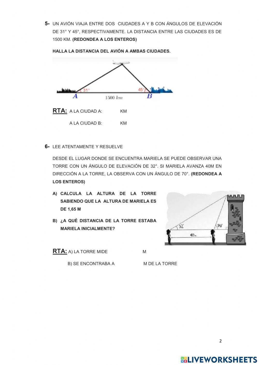 Tp n°12 teorema del seno