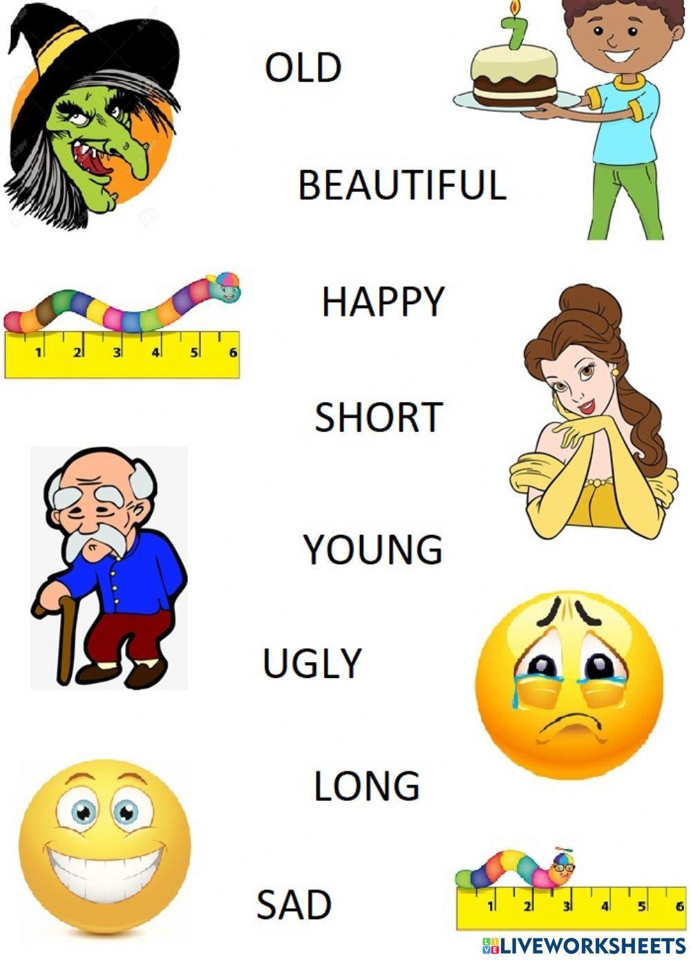 Kid's Box 1 - adjectives