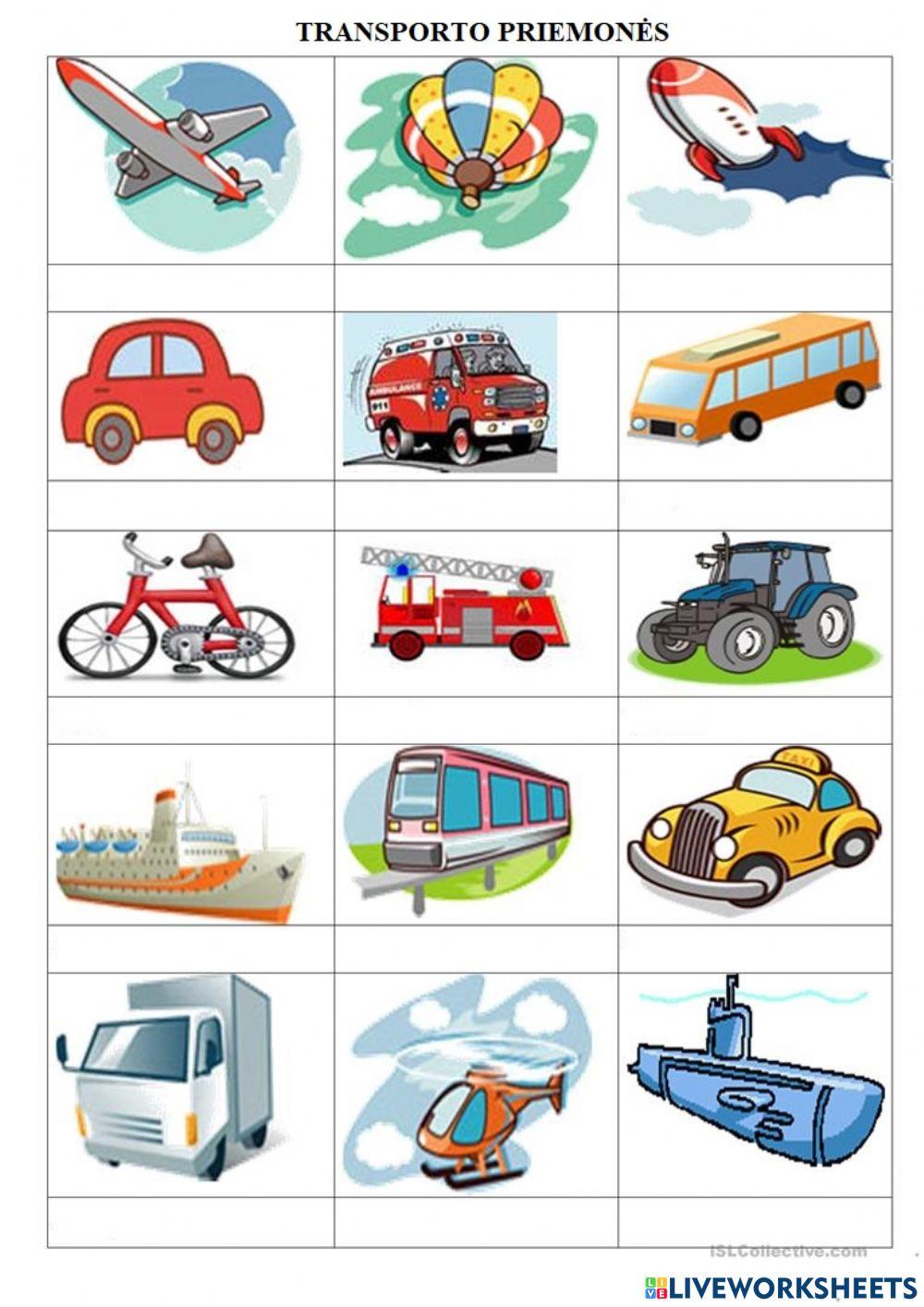 Transporto priemonės