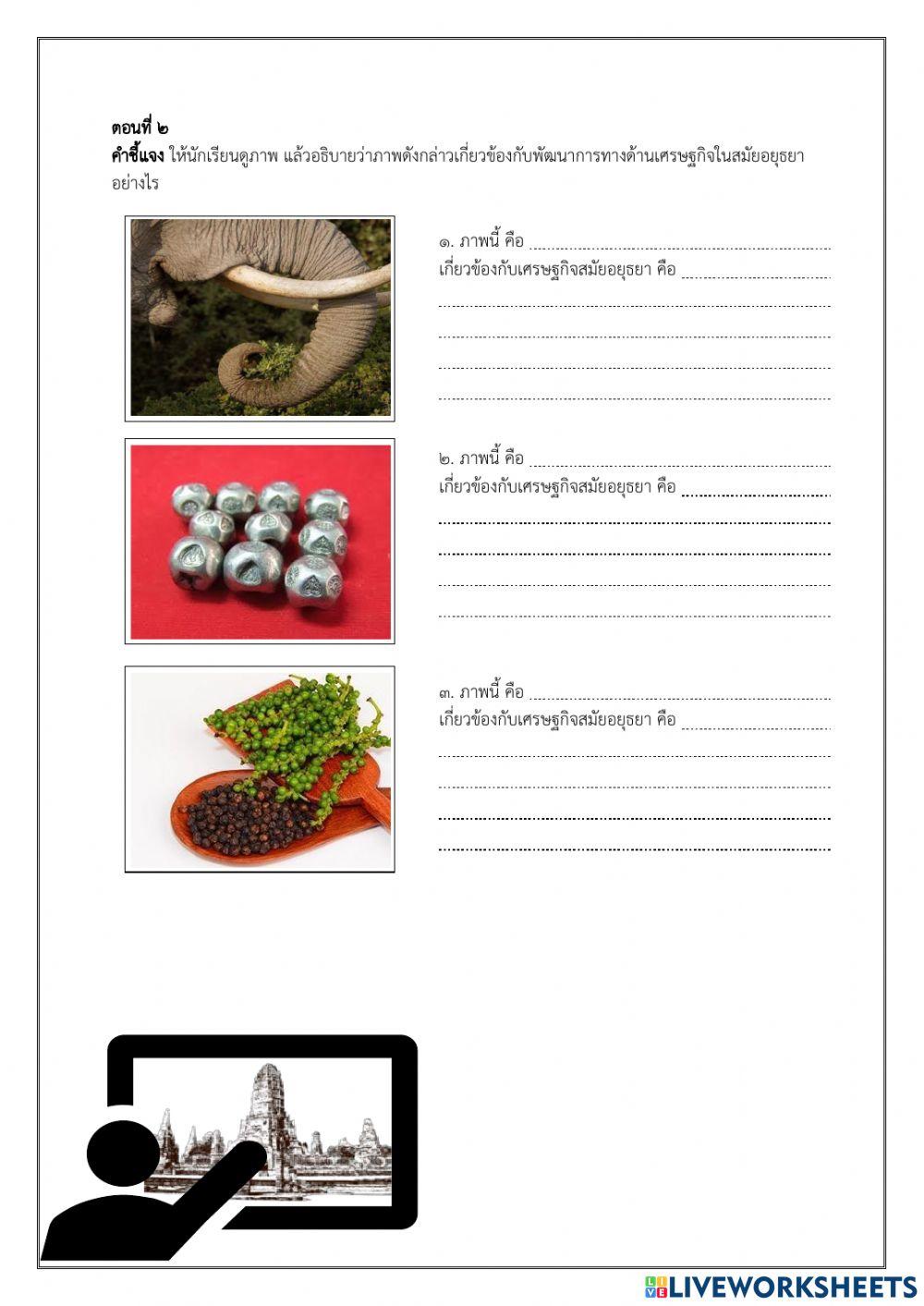 อาณาจักรอยุธยาและอาณาจักรธนบุรี