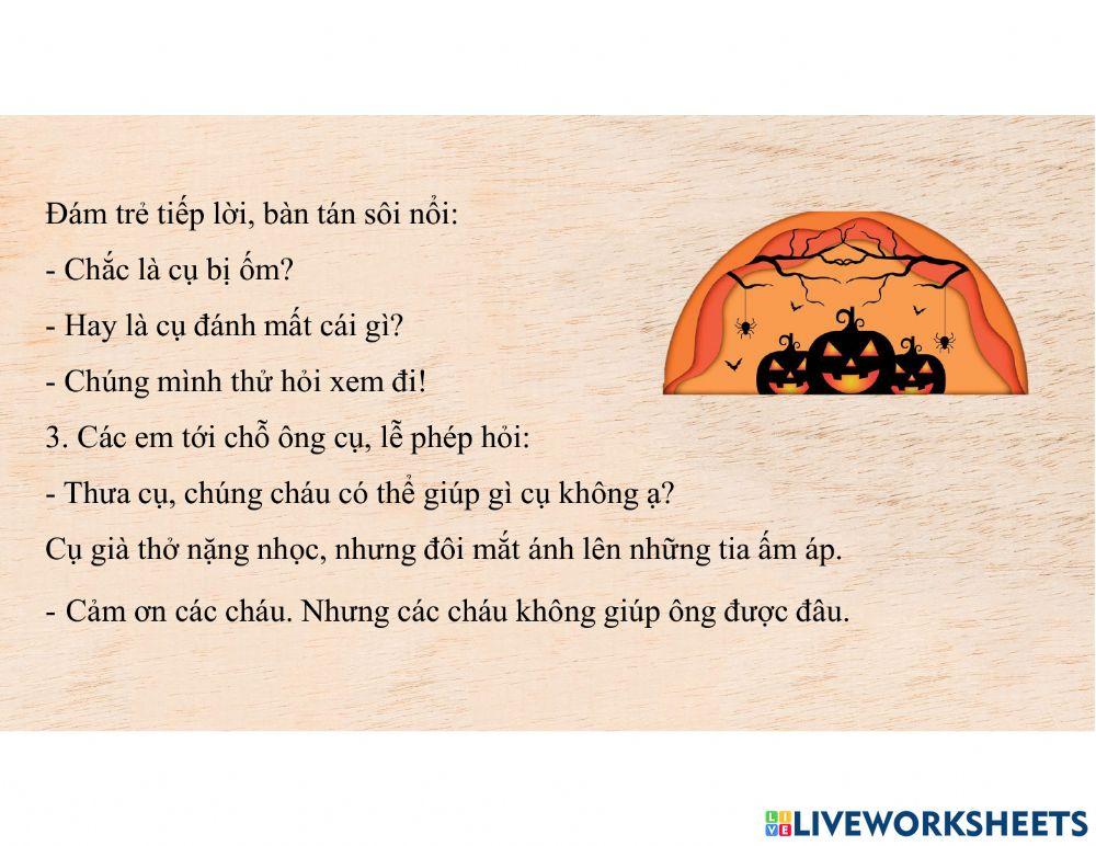 Các em nhỏ và cụ già