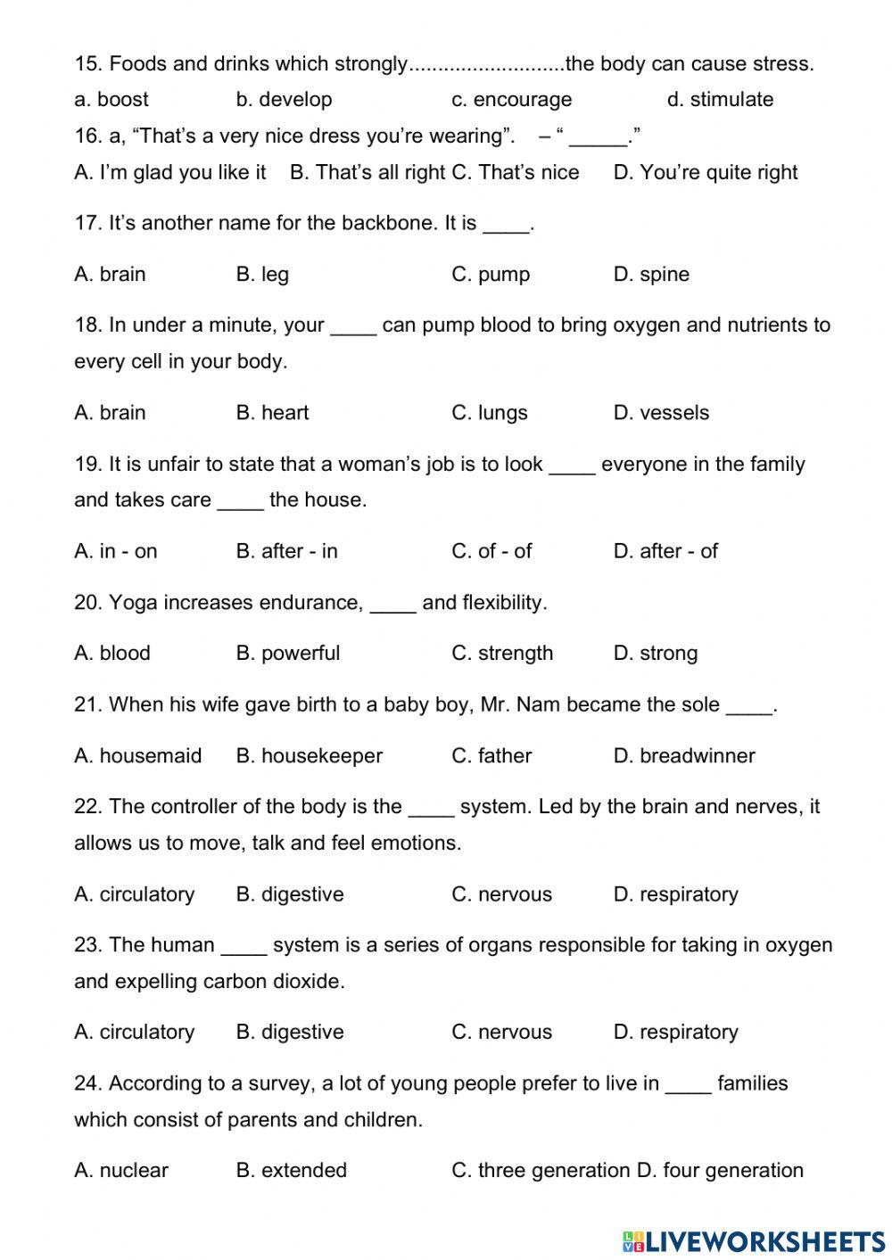 E10. Review unit 1,2,3