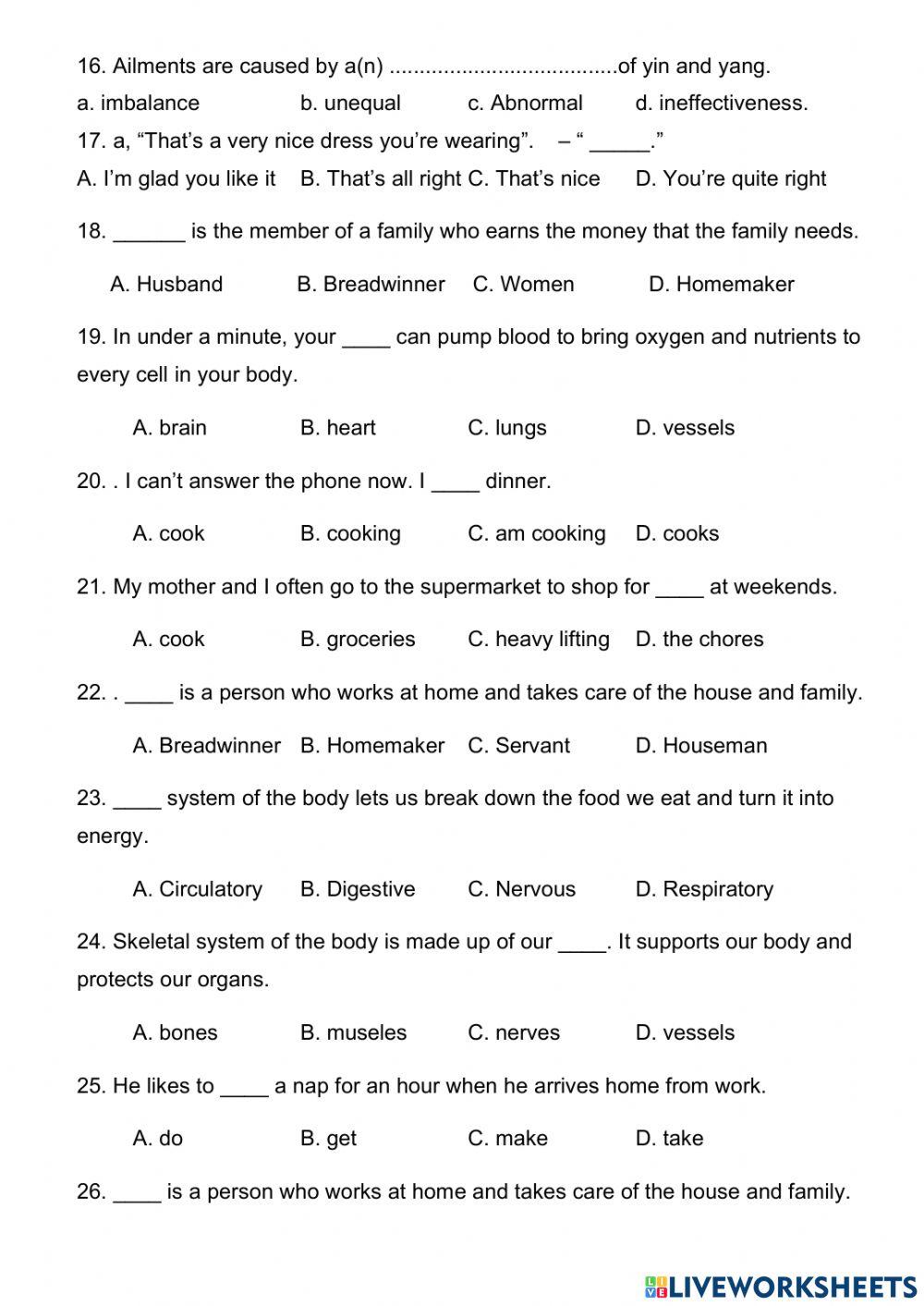 E10. Review unit 1,2,3