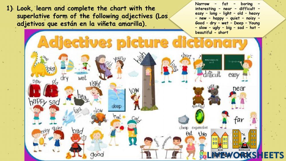 Superlative adjectives