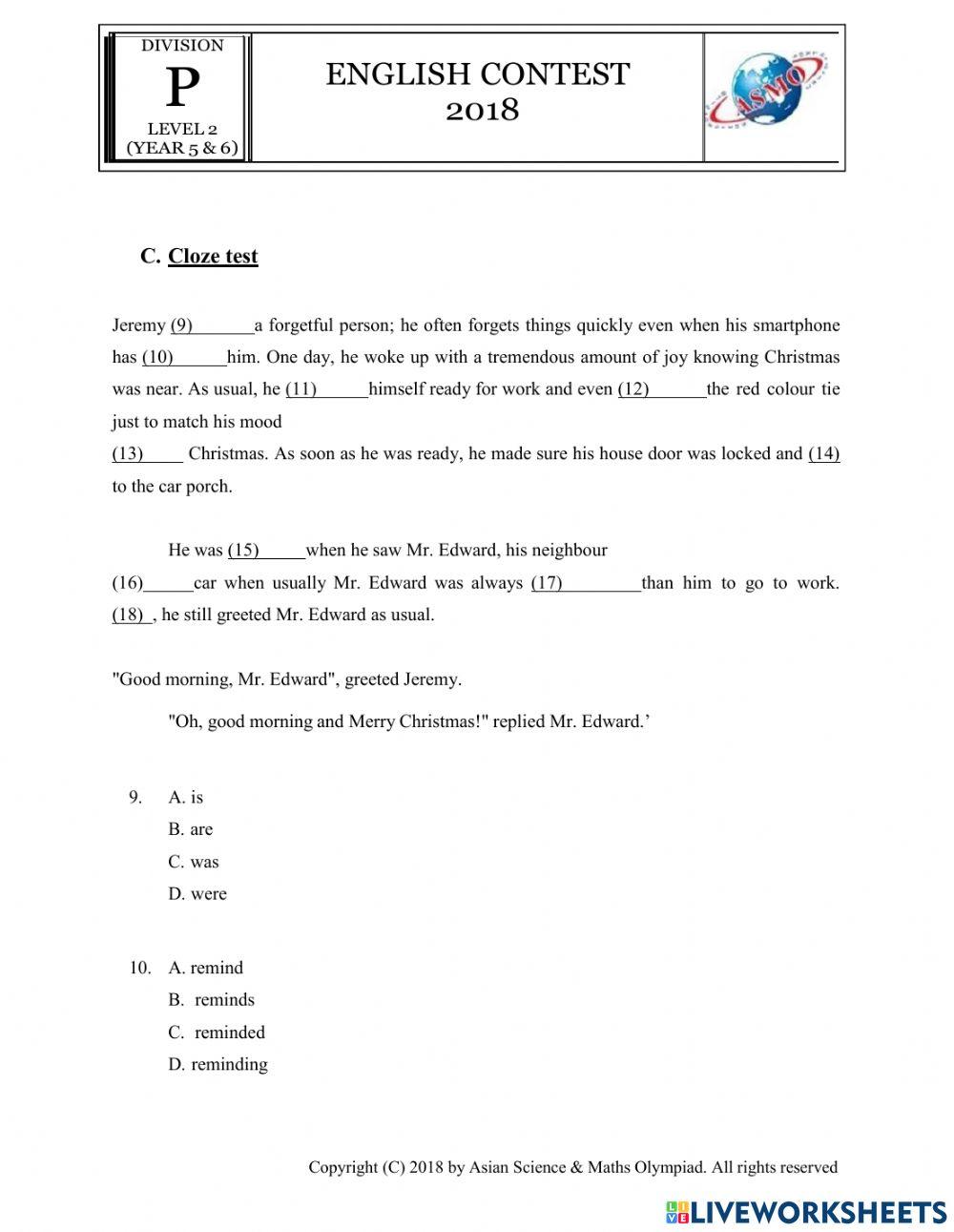 Asmo-Level 2-Test 1-part 2