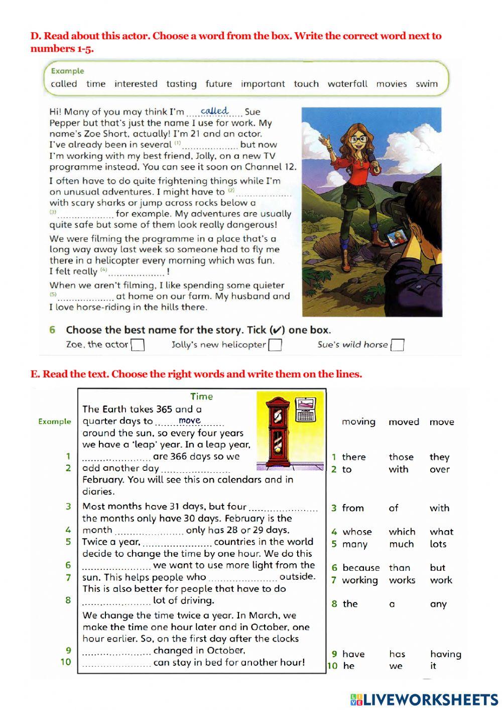 Preparation for Flyers 17