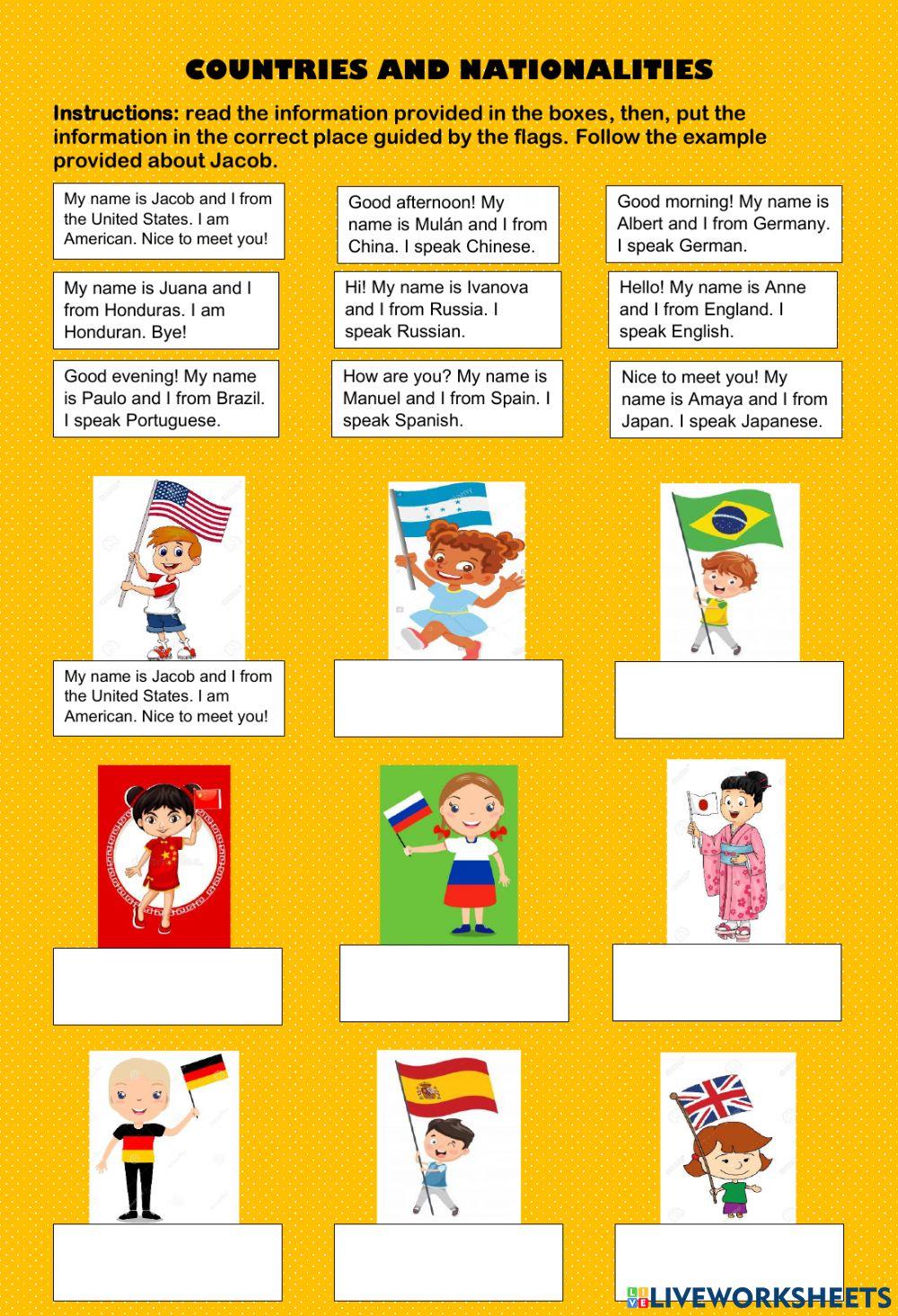 Countries and Nationalities