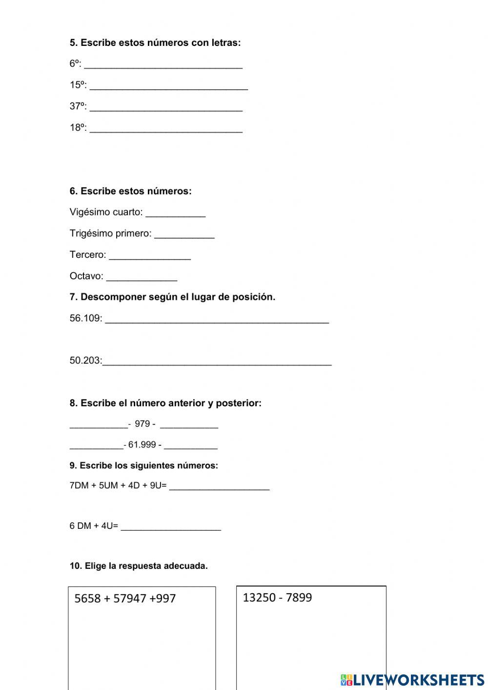 Repaso mates 1 y 2. tercero ep Repaso mates 1 y 2. tercero ep