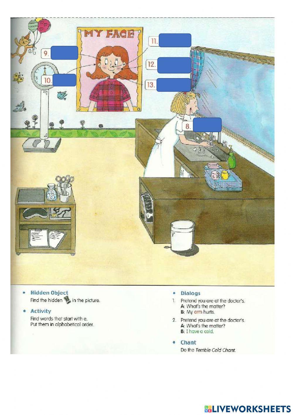 At the Doctor's - Parts of Body