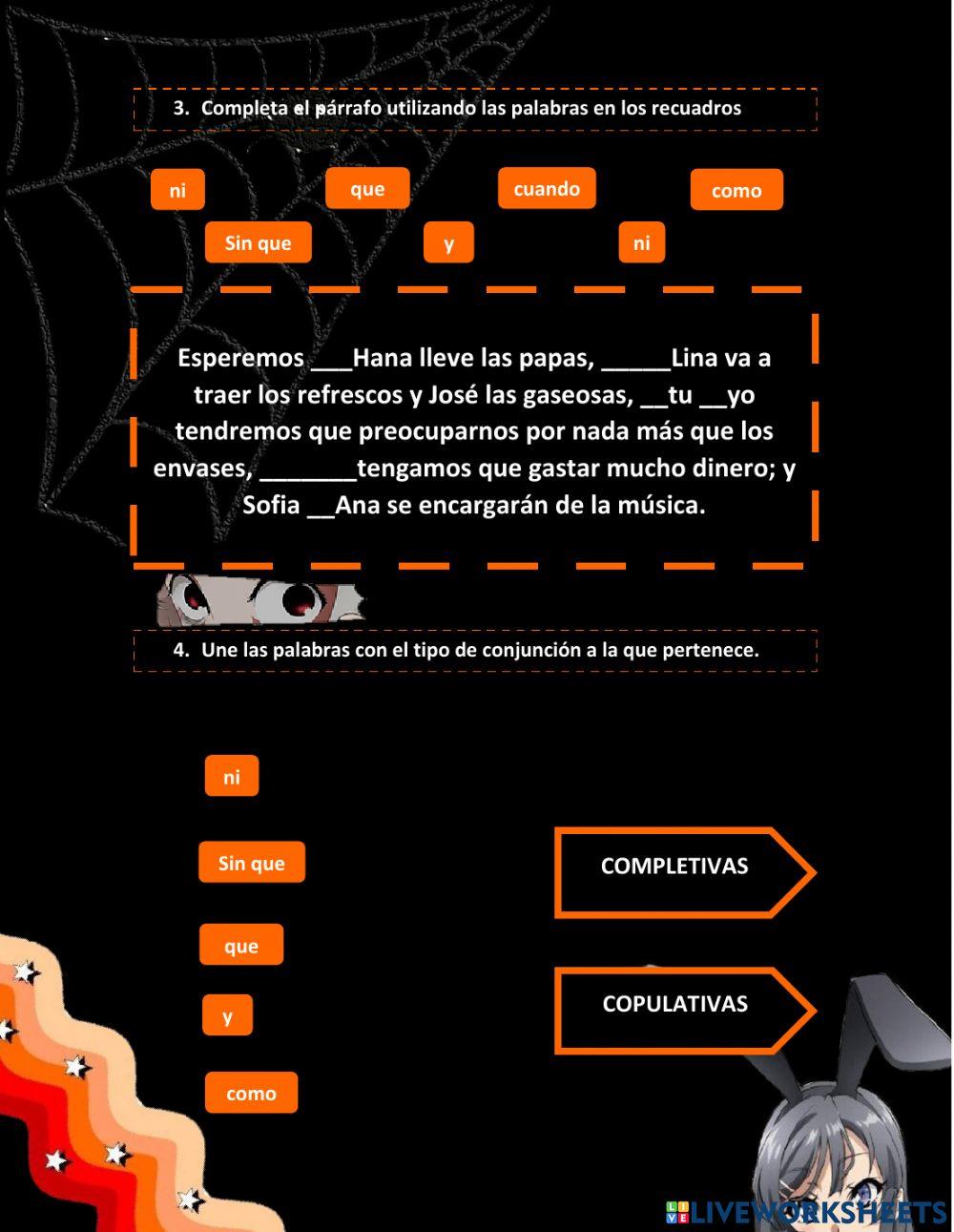 Conjunciones Halloween