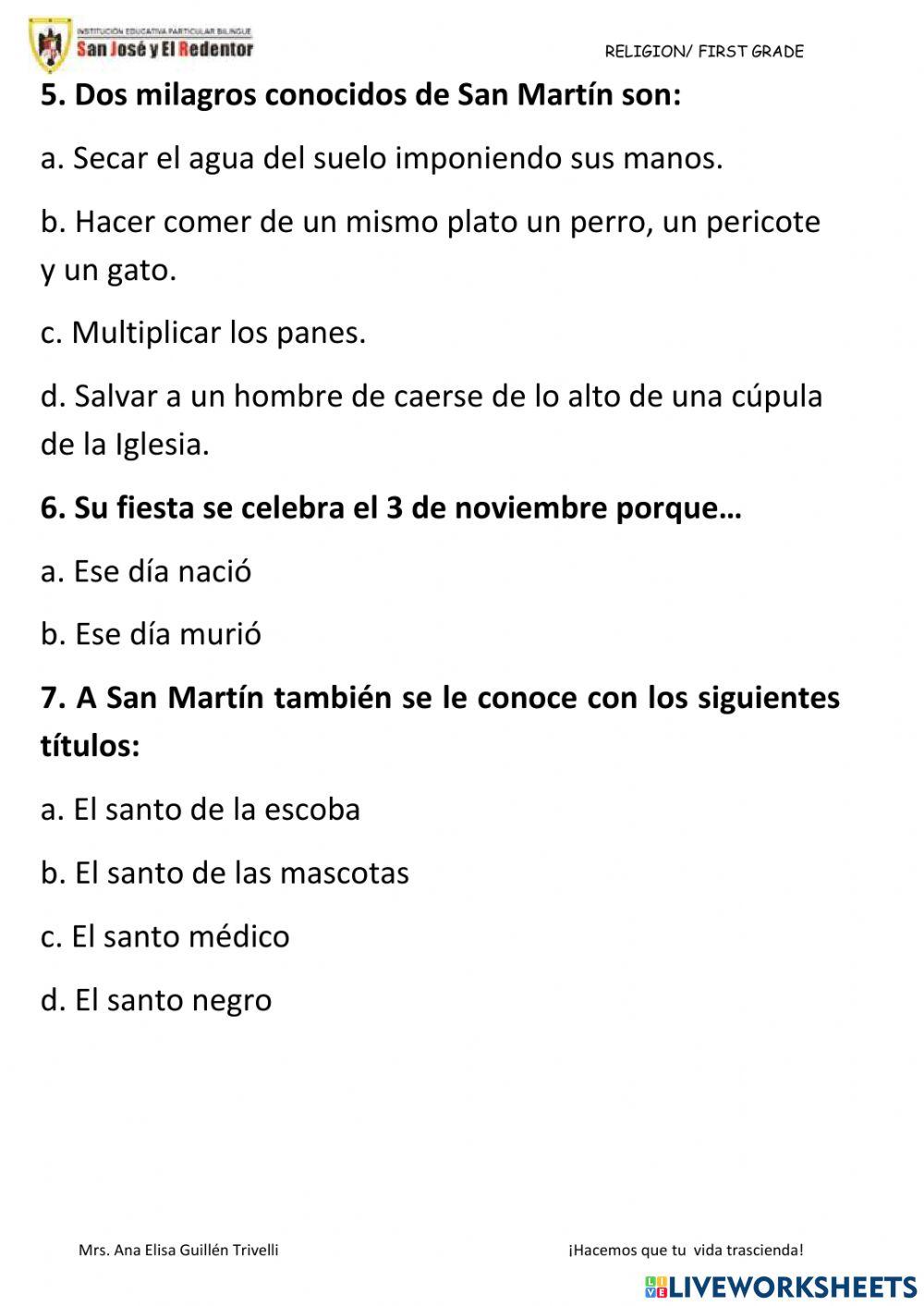 San martín de porres