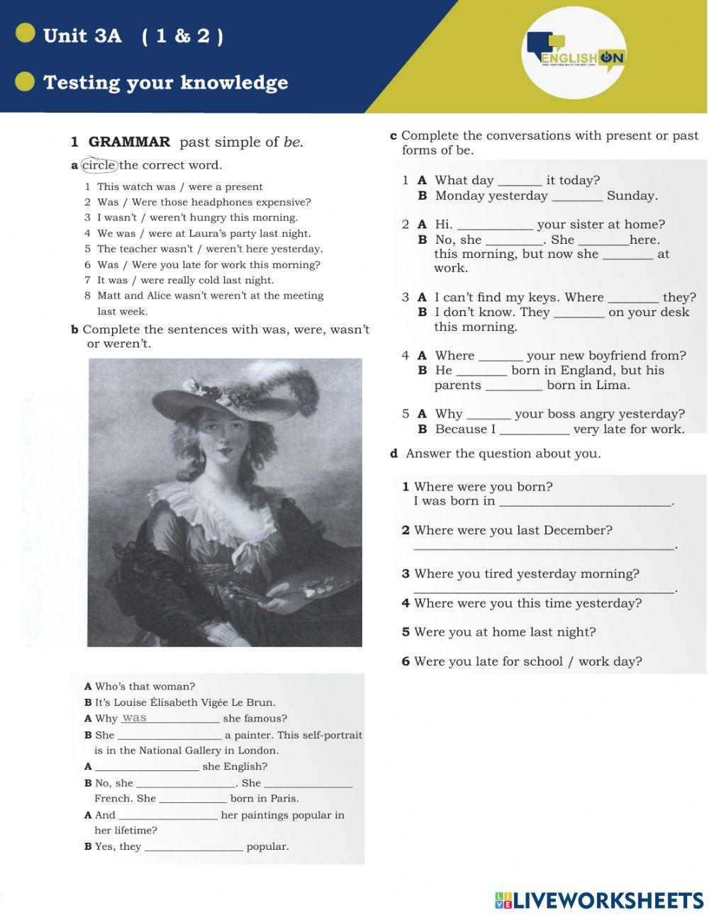 Basic 5 Unit 3A ( 1 & 2 )