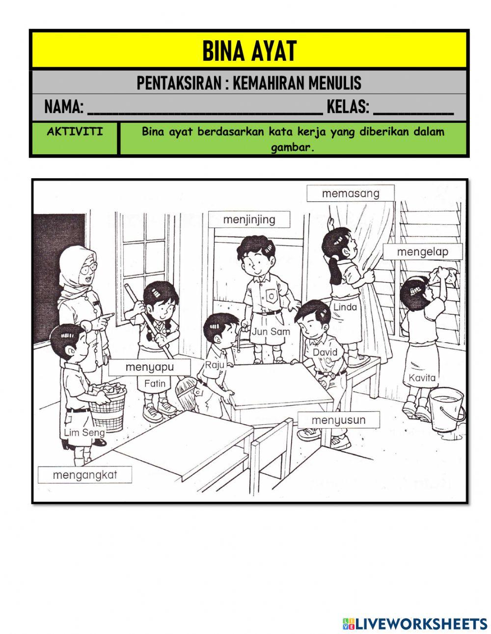 BM TAHUN 4 - Membina Ayat