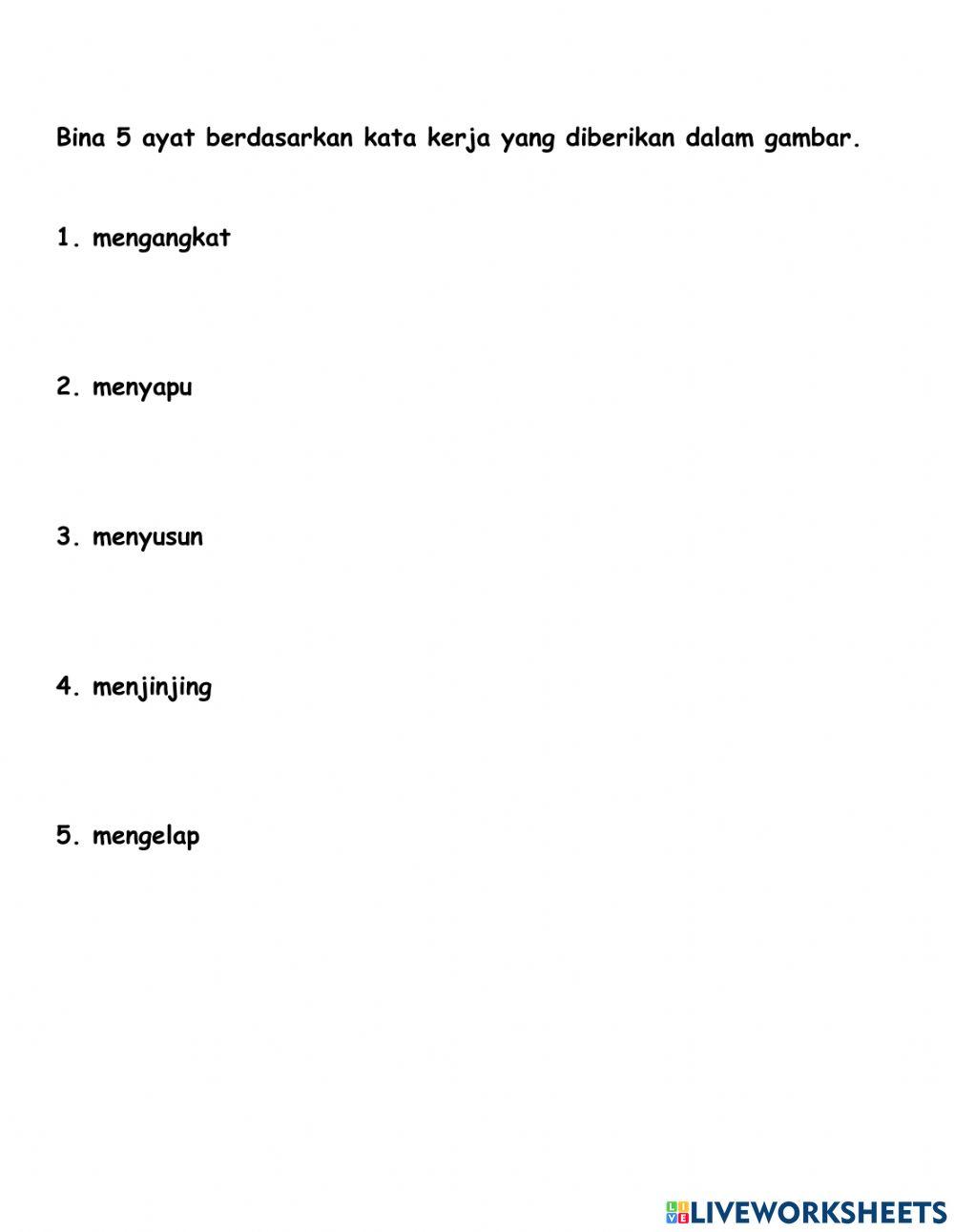 BM TAHUN 4 - Membina Ayat