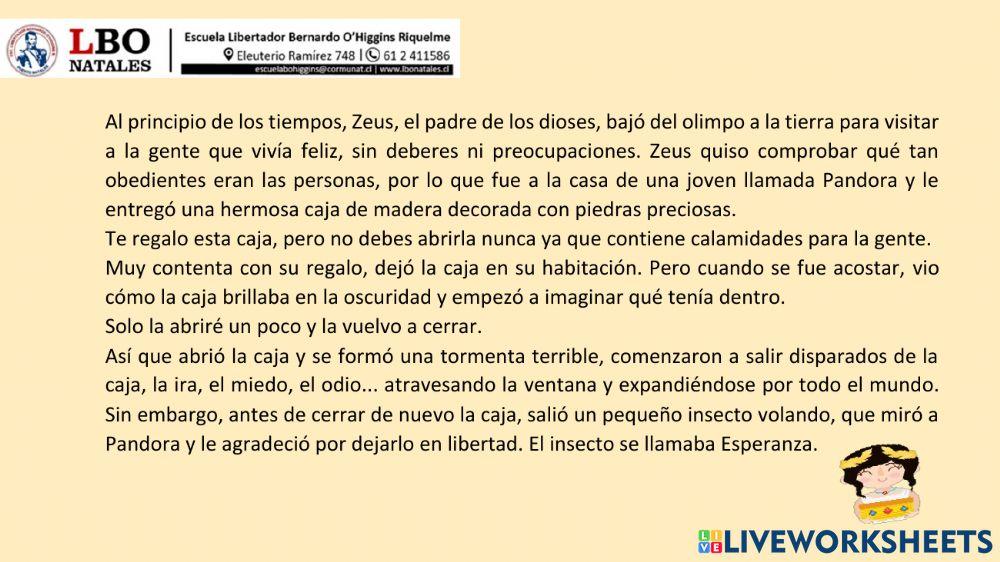 Actividad individual -El Mito-