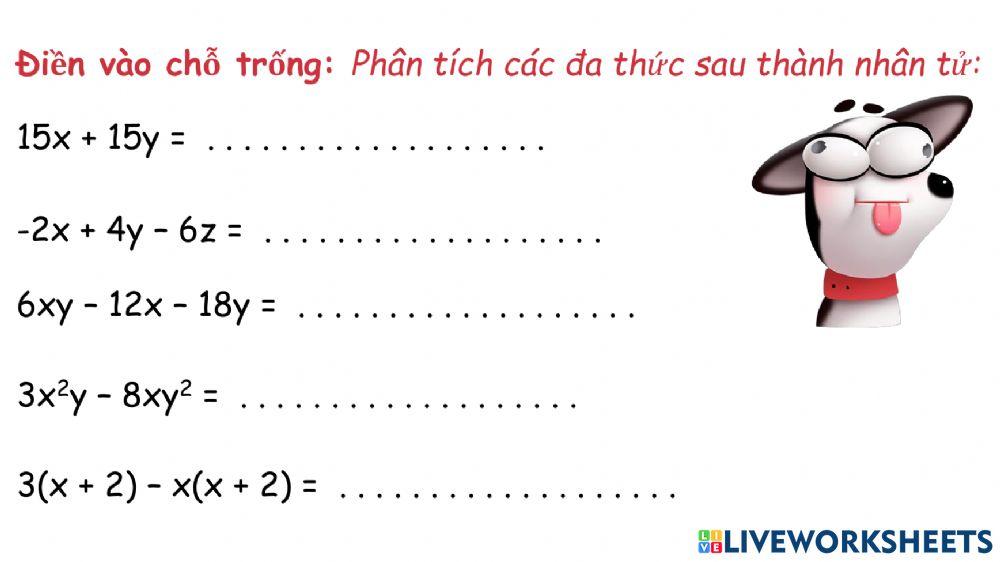 PHÂN TÍCH ĐA THỨC THÀNH NHÂN TỬ (p1+2)