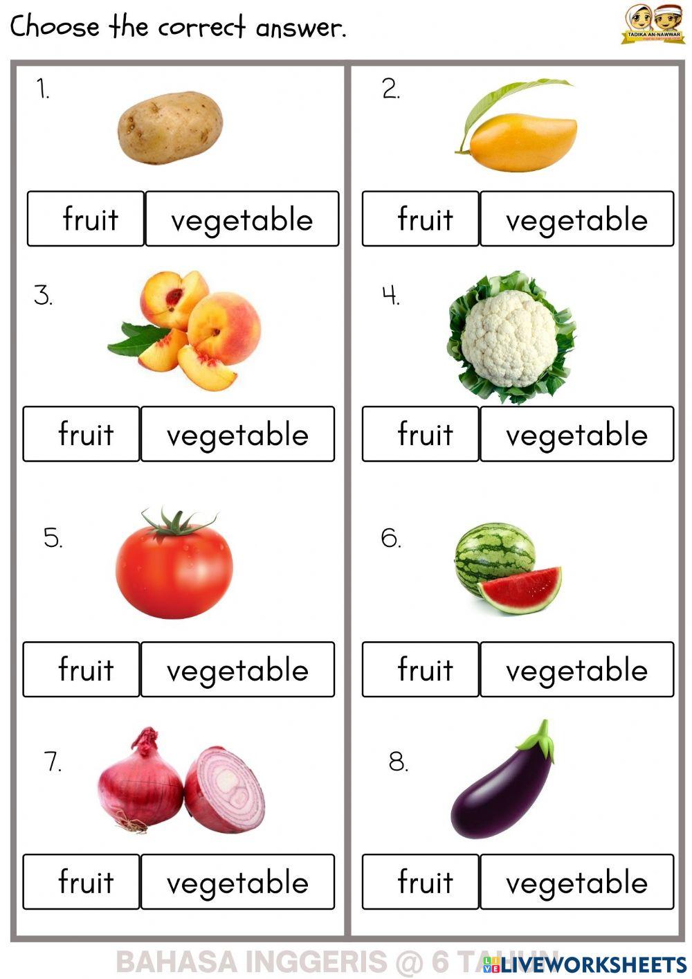 Bi : Fruit or vegetable