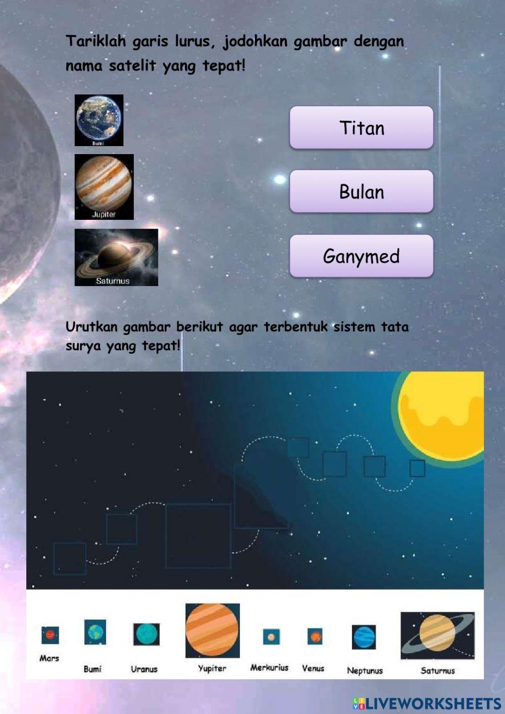 Tata surya kelas 6 sd