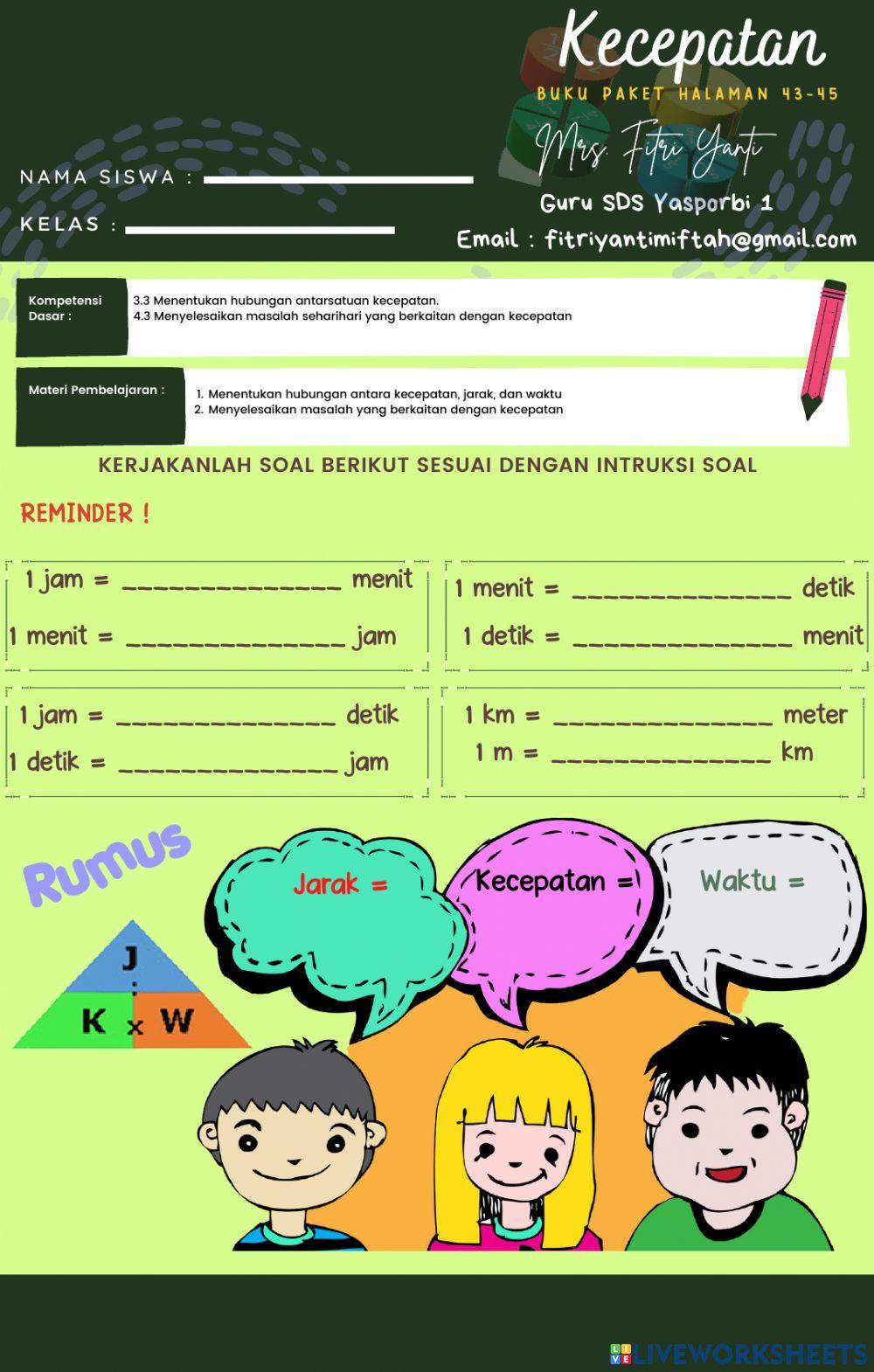 Kecepatan Kecepatan