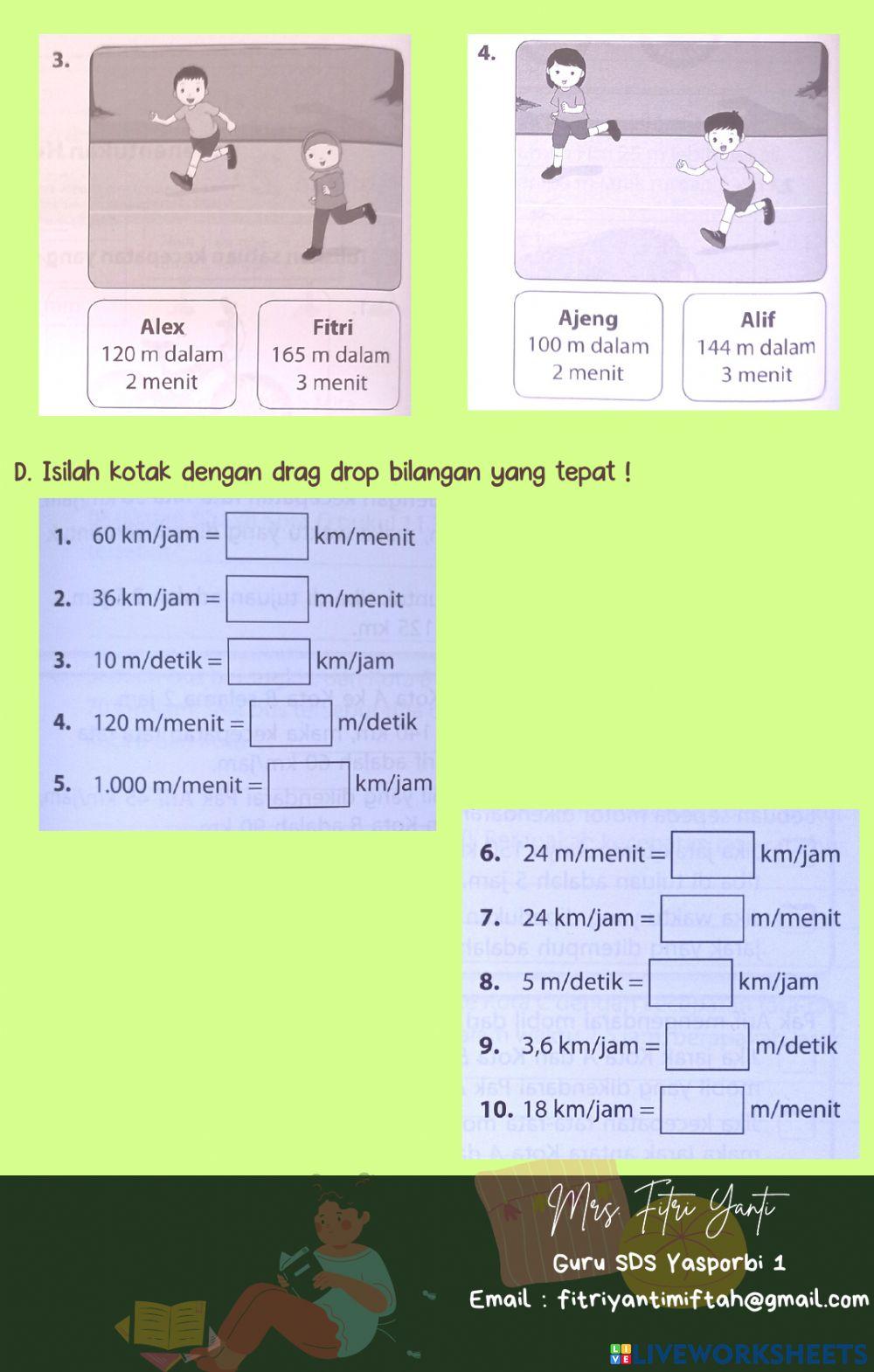 Kecepatan Kecepatan