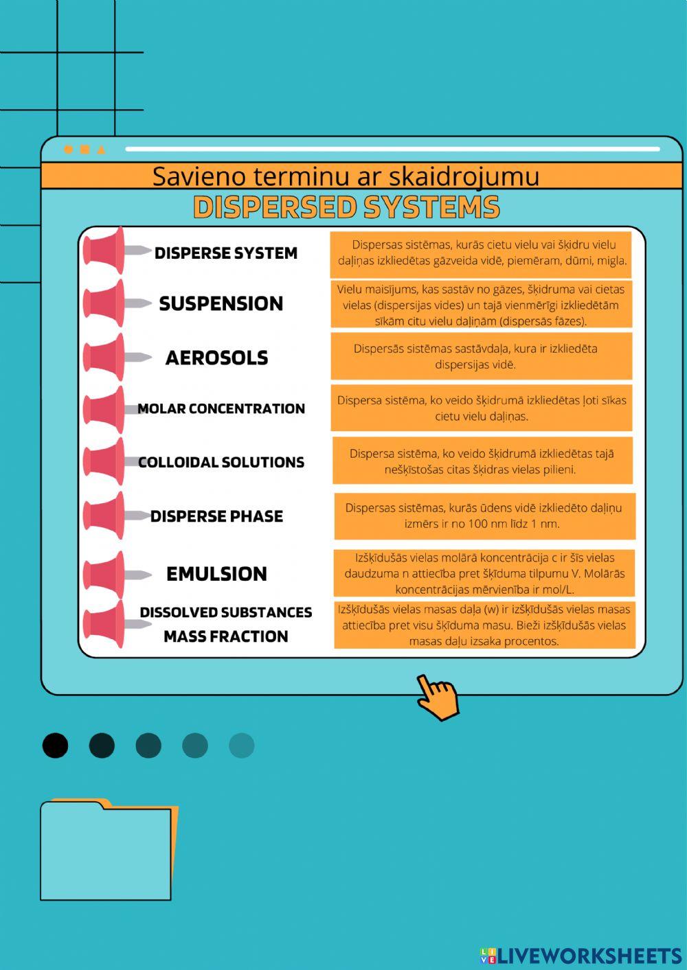 Dispersās sistēmas