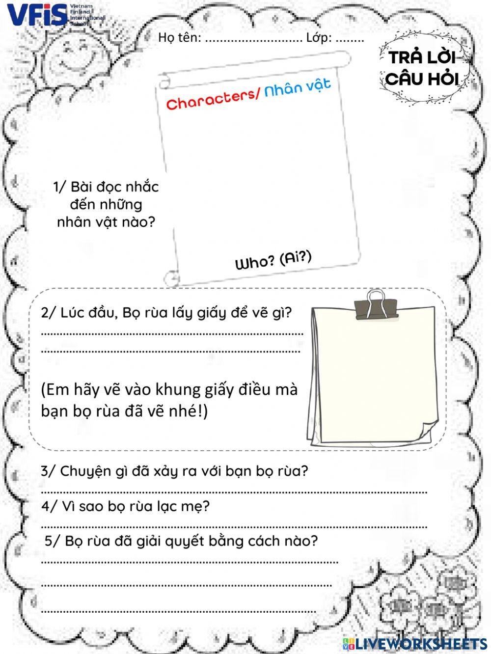 Vietnamese Week 5 - Đọc 1