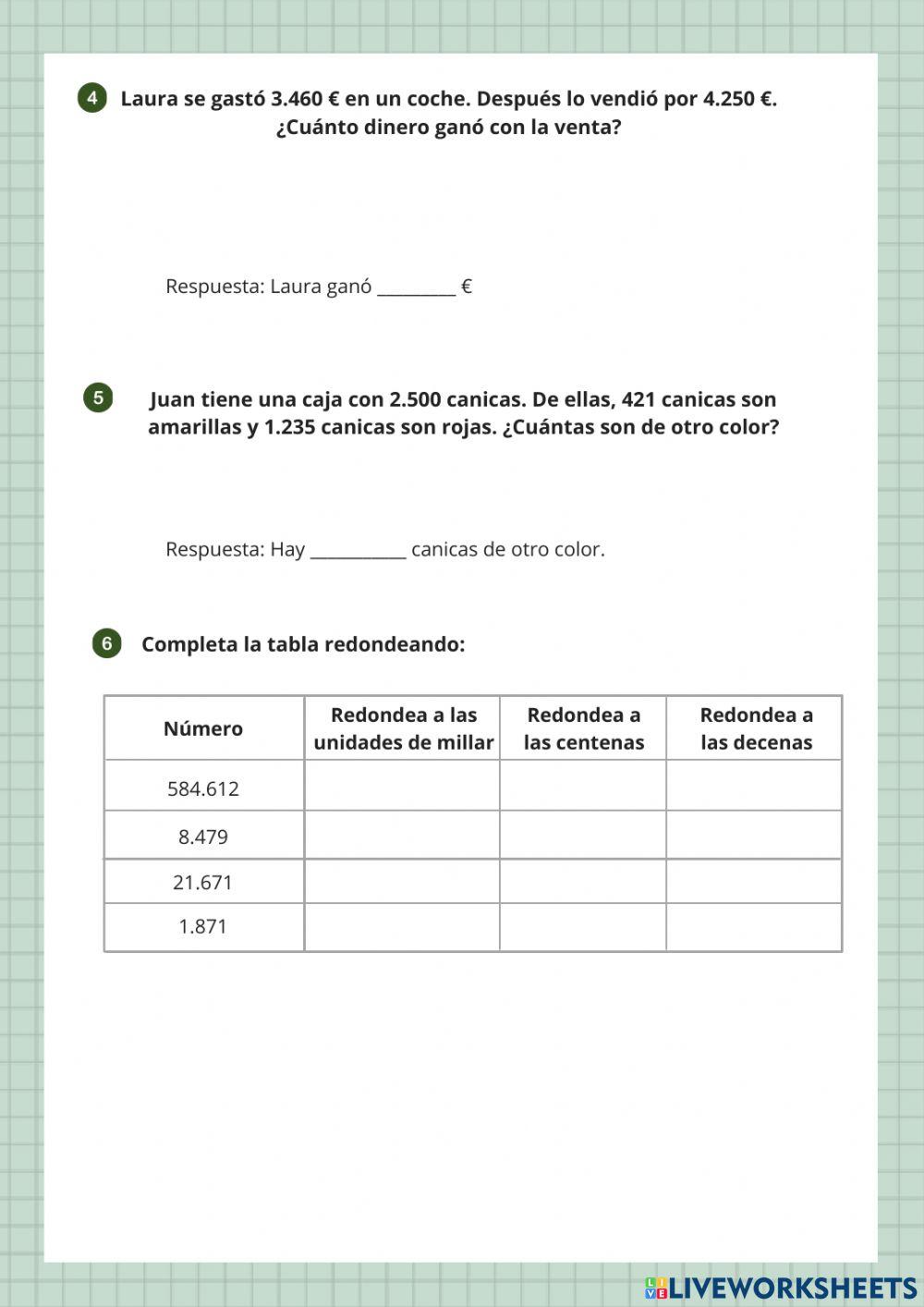 Repaso Tema 1 matemáticas