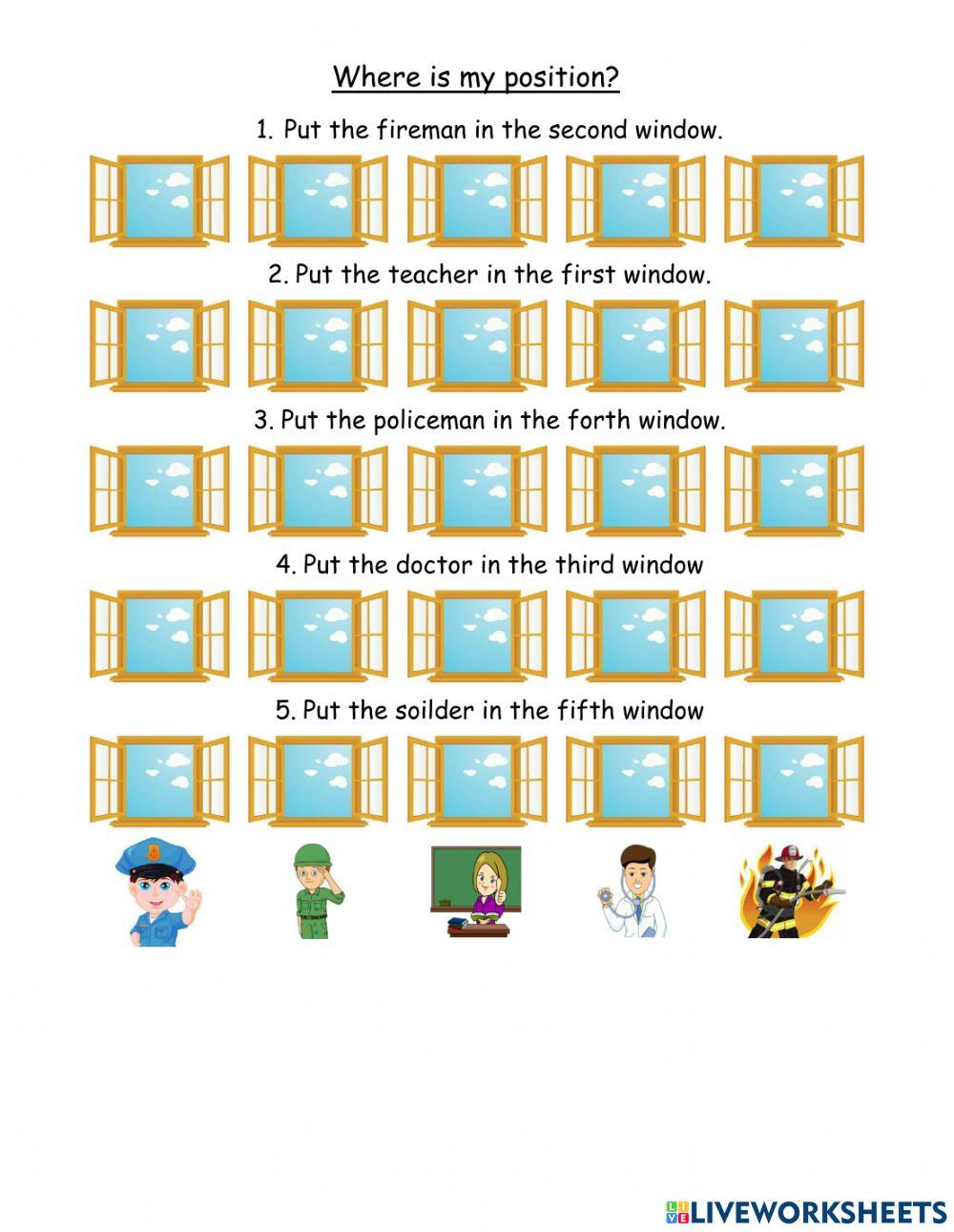 Ordinal Numbers and jobs