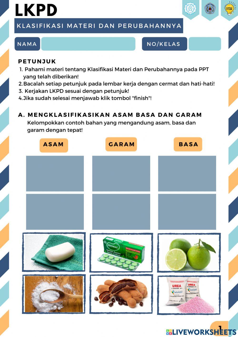 Klasifikasi Materi dan Perubahannya (Bagian 2)